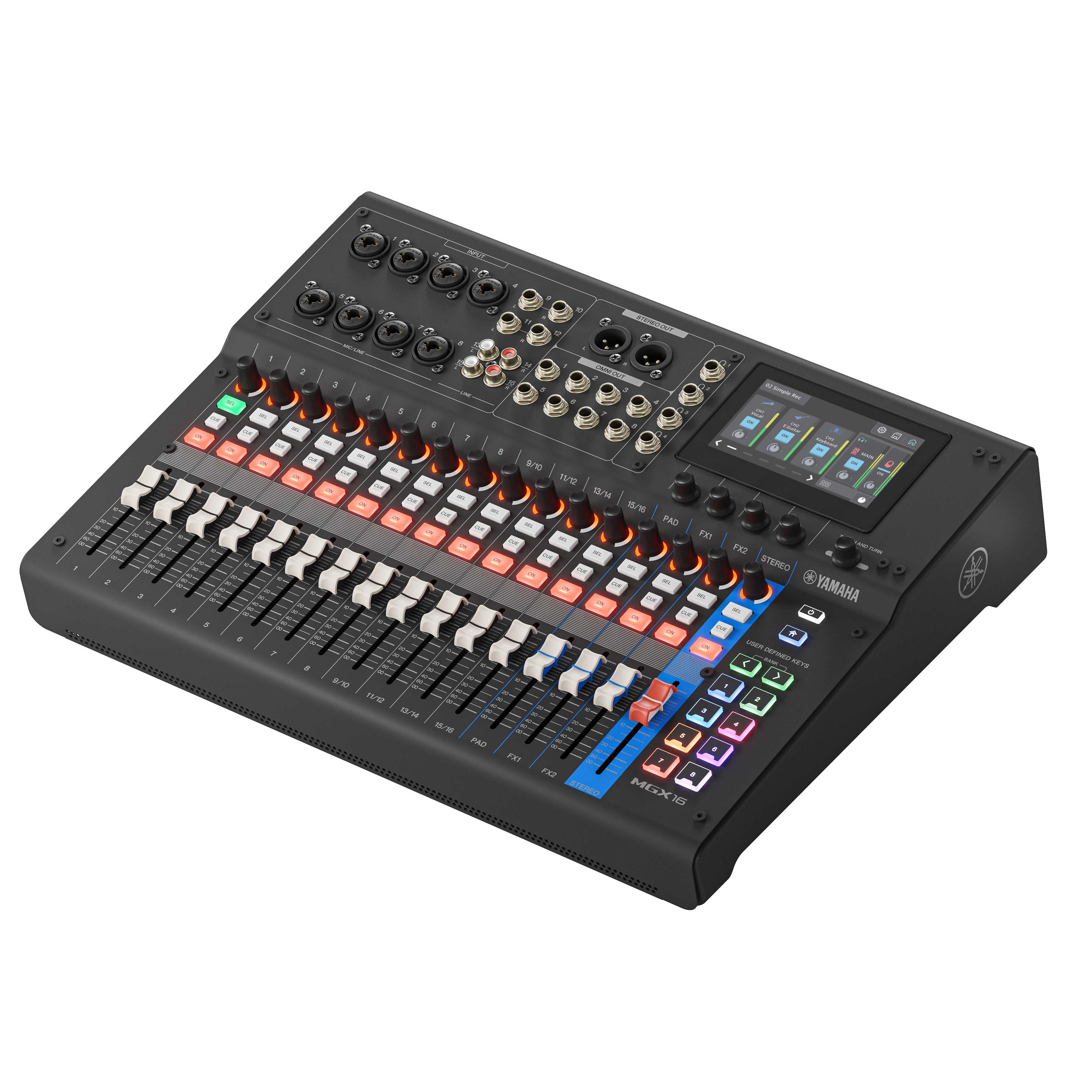 GUITARGUITAR Yamaha MGX16B Black Digital Mixing Console