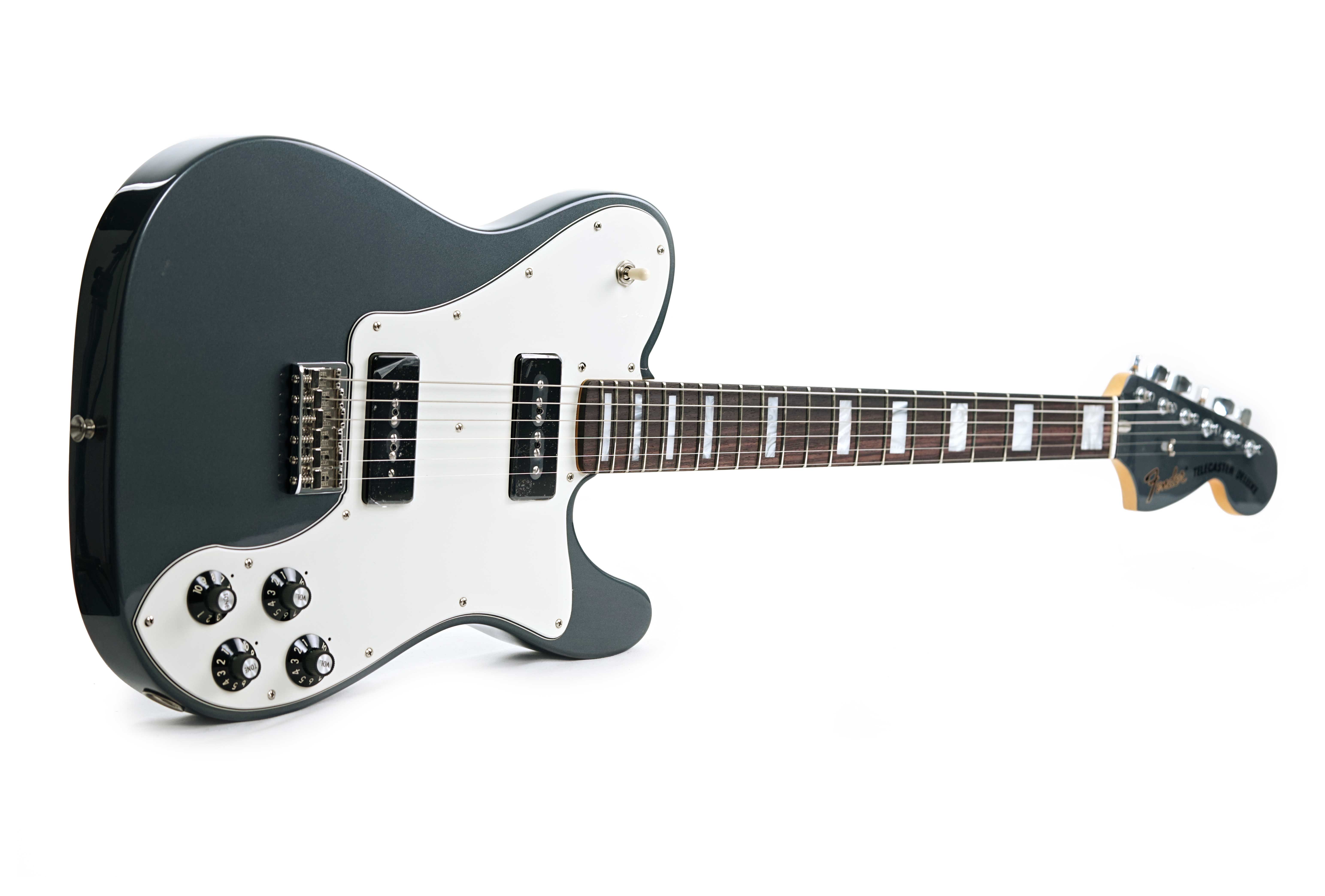 GUITARGUITAR Fender Limited Edition Chris Shiflett Cleaver Telecaster Deluxe Rosewood Fingerboard Charcoal Frost Metallic