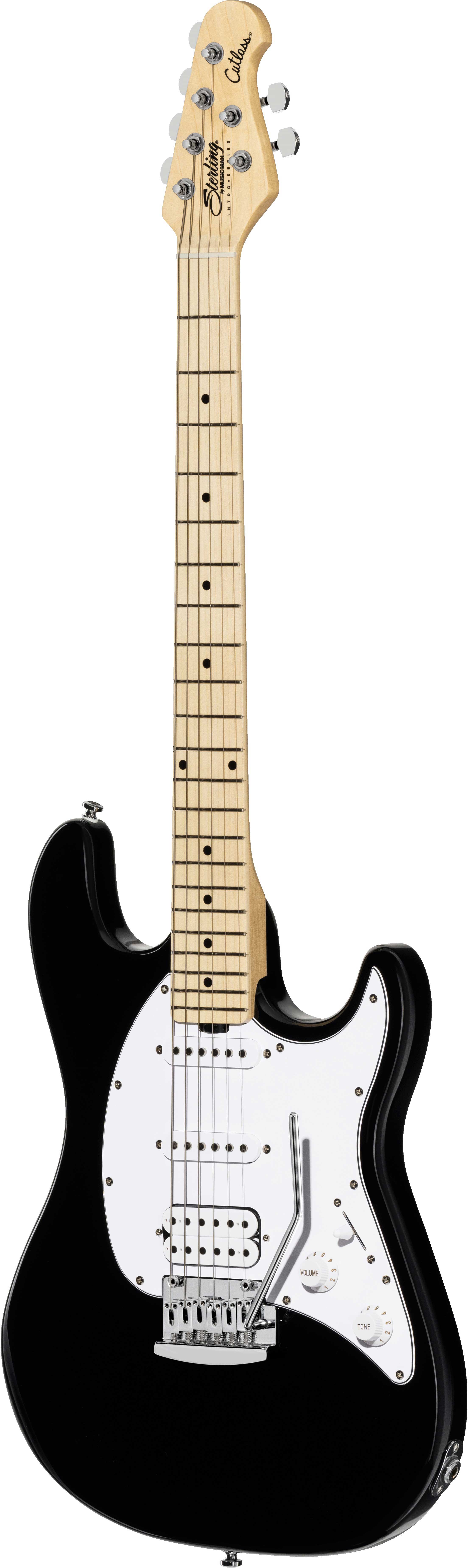 GUITARGUITAR Music Man Sterling Intro Series Cutlass CT20HSS Black Maple Fingerboard