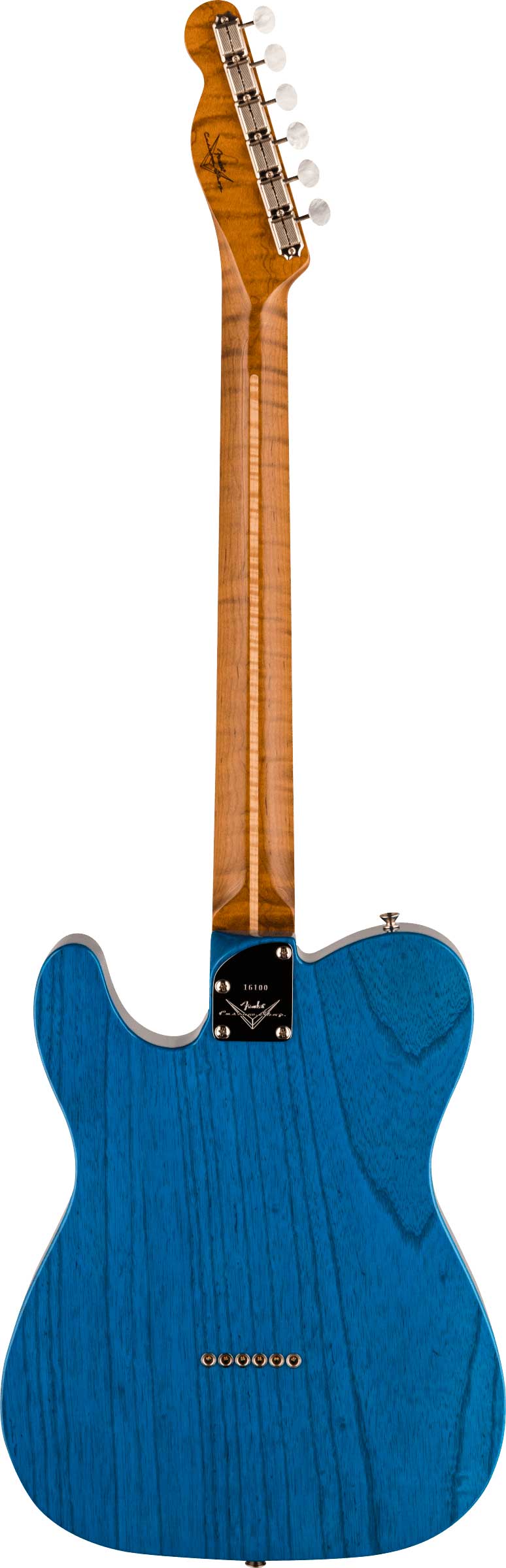 GUITARGUITAR Fender Custom Shop American Custom Telecaster NOS Sapphire Blue Transparent