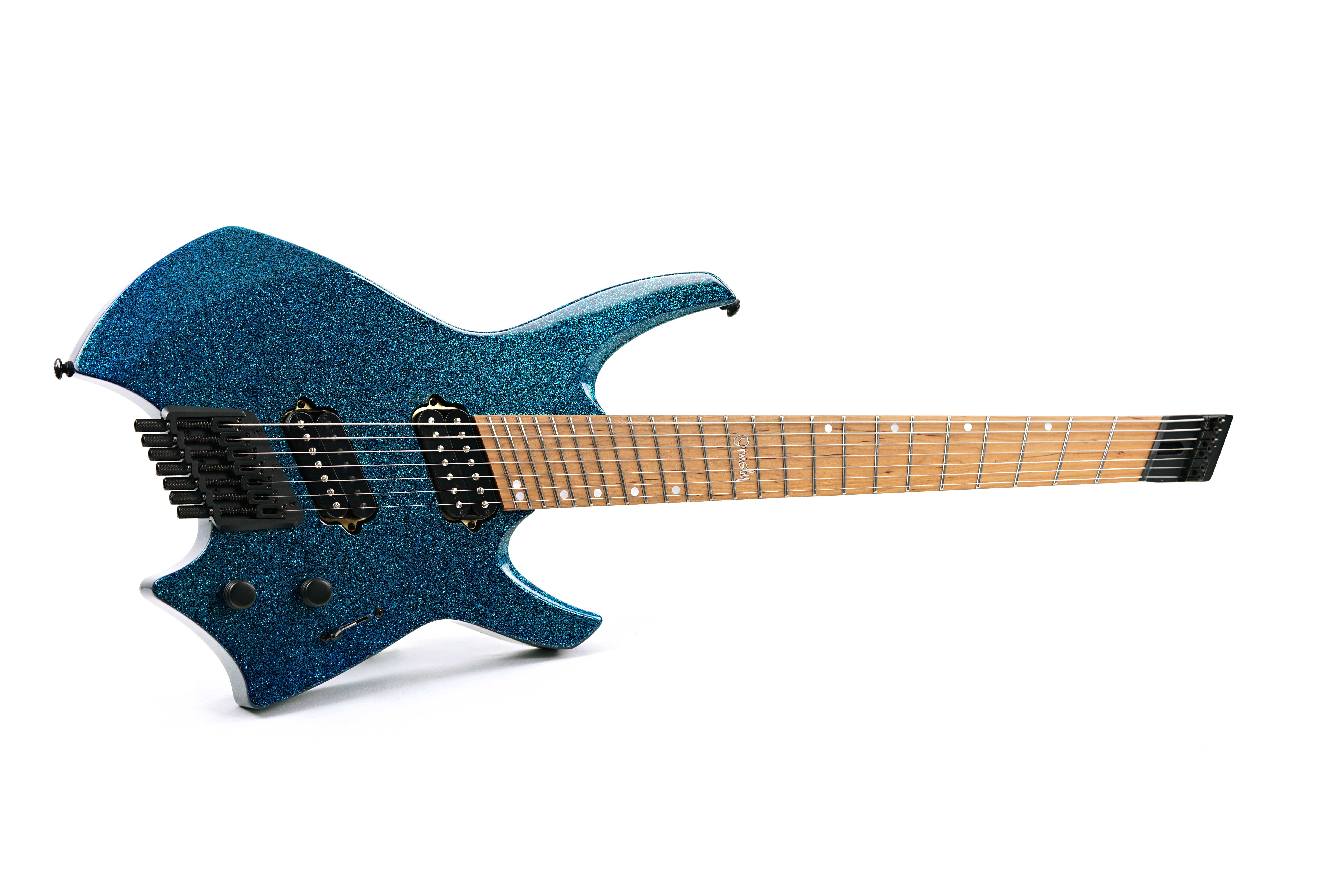 GUITARGUITAR Ormsby Goliath 7 String Blue Sparkle