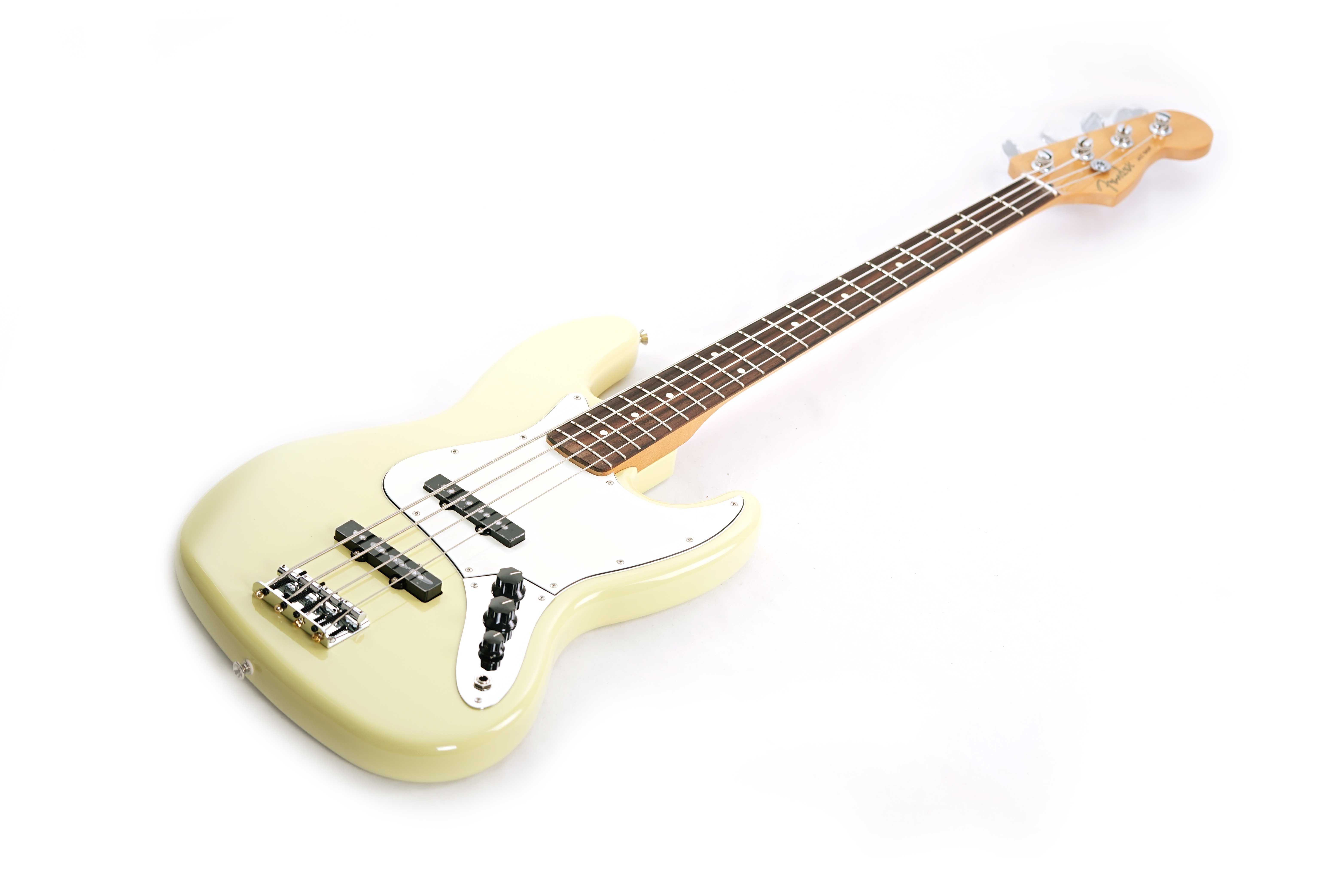 GUITARGUITAR Fender Player II Jazz Bass Hialeah Yellow Rosewood Fingerboard