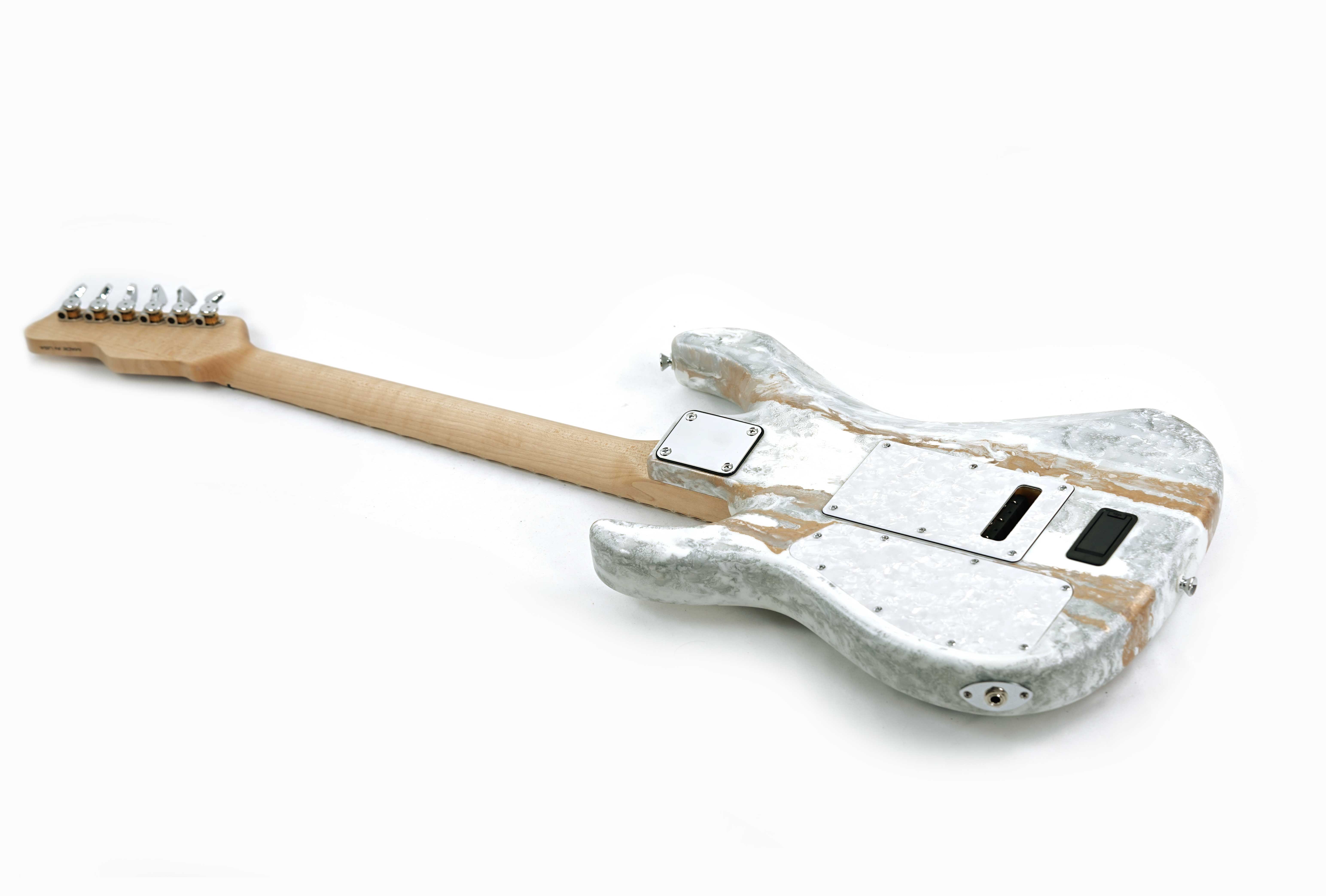GUITARGUITAR Tyler USA Studio Elite HD White Shmear Maple Fingerboard #24385