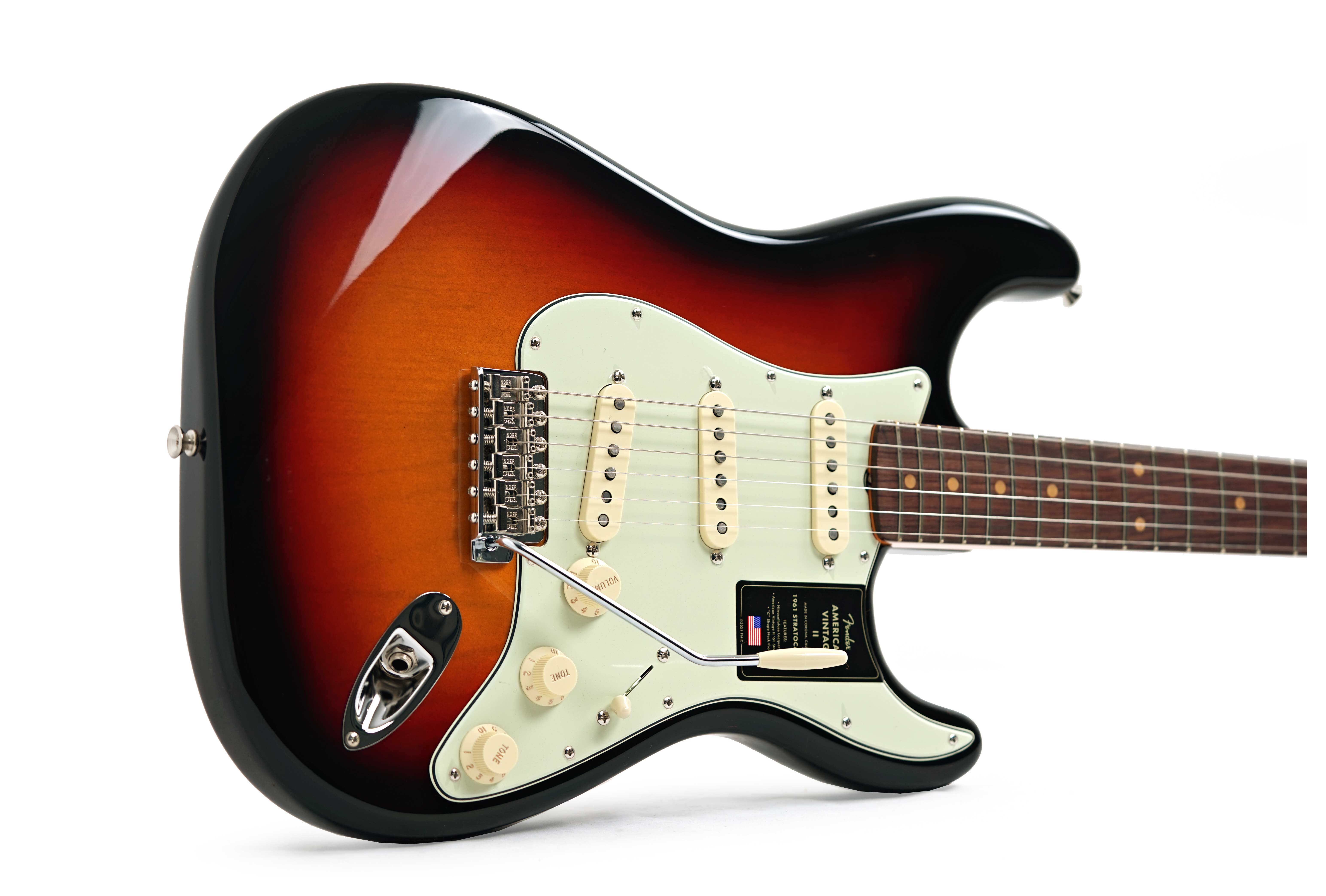 GUITARGUITAR Fender American Vintage II 61 Stratocaster Rosewood Fingerboard 3 Colour Sunburst #V2562846