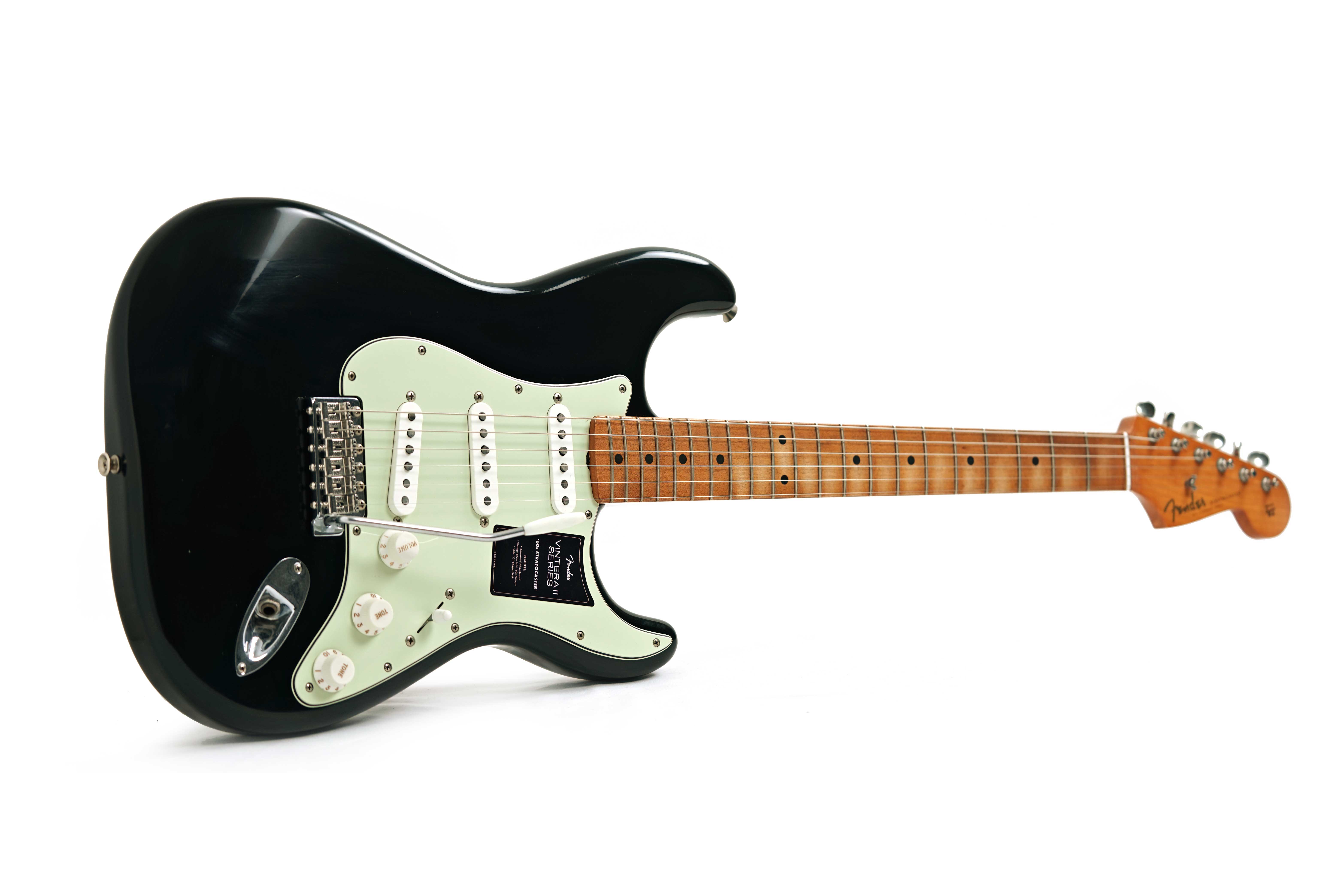 GUITARGUITAR Fender Limited Edition Vintera II Roadworn 60s Stratocaster Black Maple Fingerboard #MX25089022