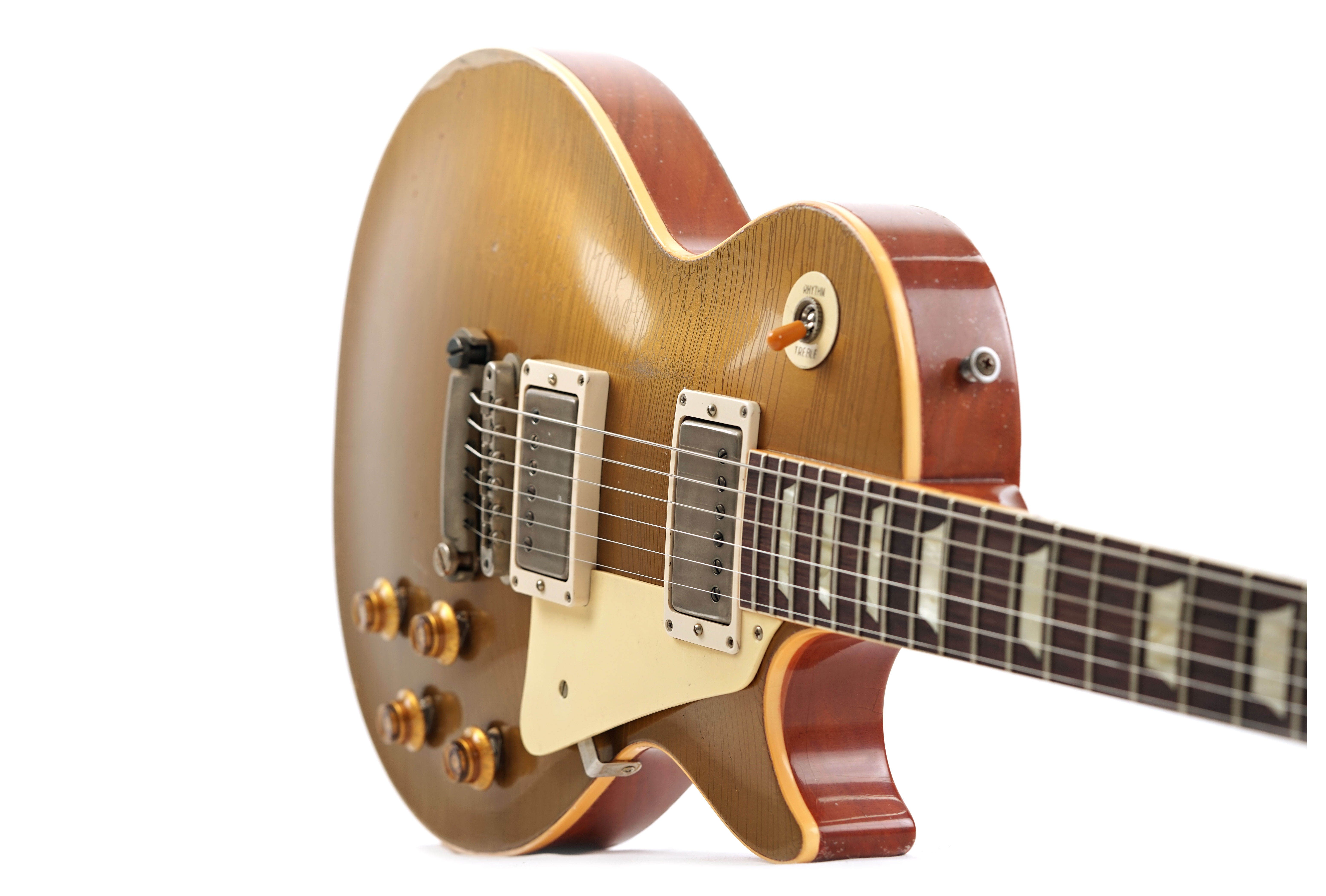 GUITARGUITAR Gibson Custom Shop Murphy Lab 1957 Les Paul Standard Reissue Ultra Heavy Aged Double Gold #742150