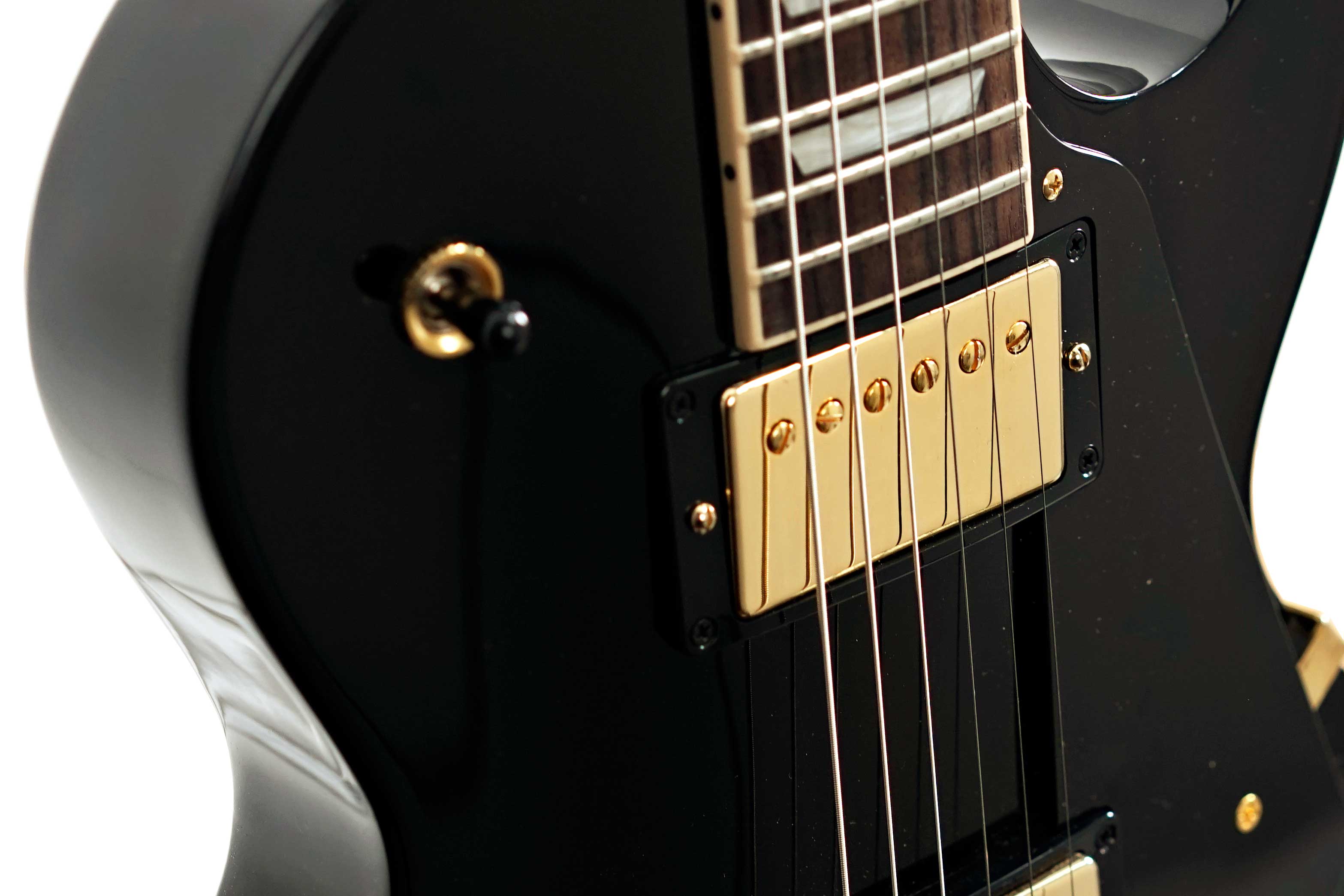 GUITARGUITAR Gibson Les Paul Studio Ebony Gold Hardware (Ex-Demo) #203450313