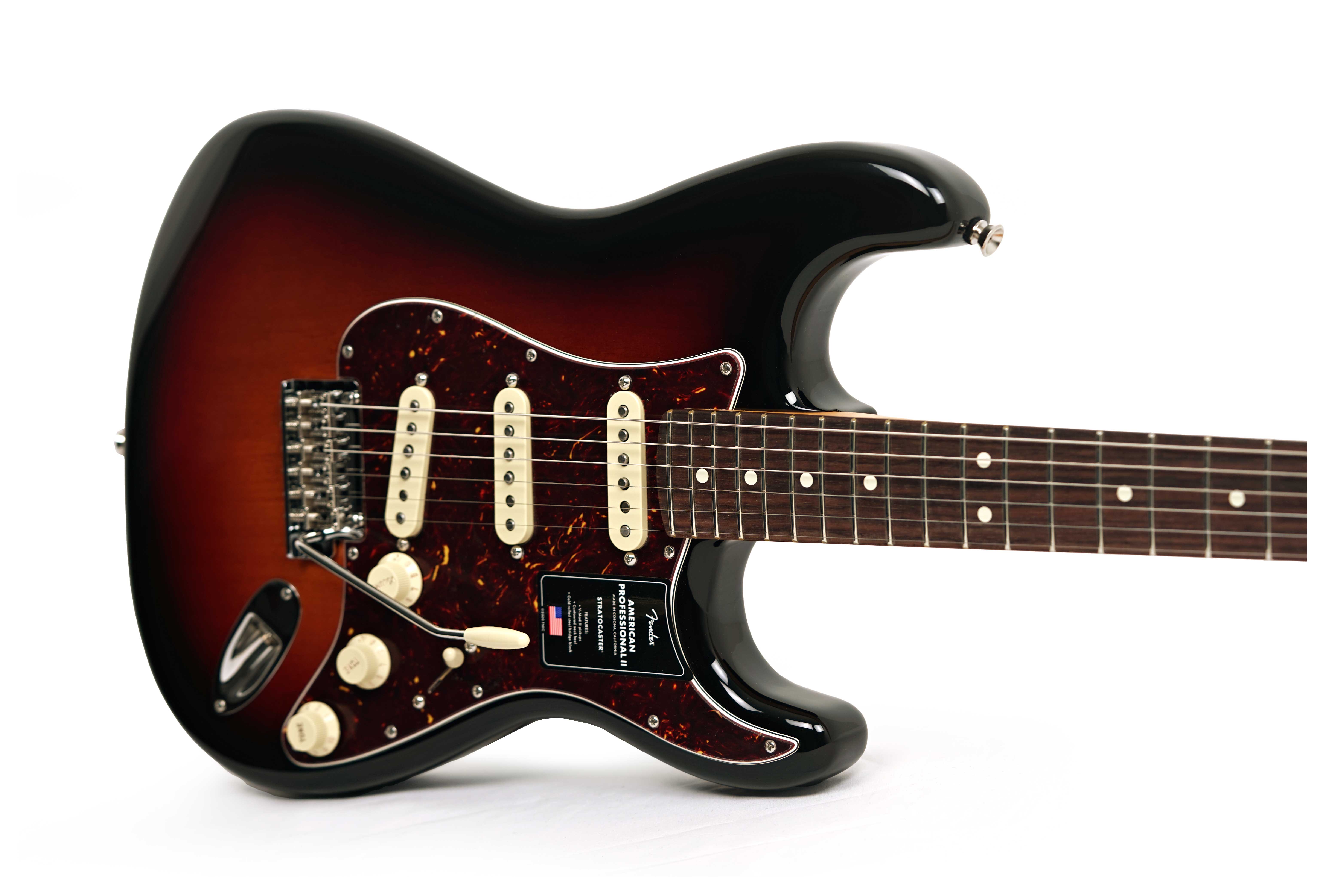 GUITARGUITAR Fender American Professional II Stratocaster 3 Tone Sunburst Rosewood Fingerboard #US25069786