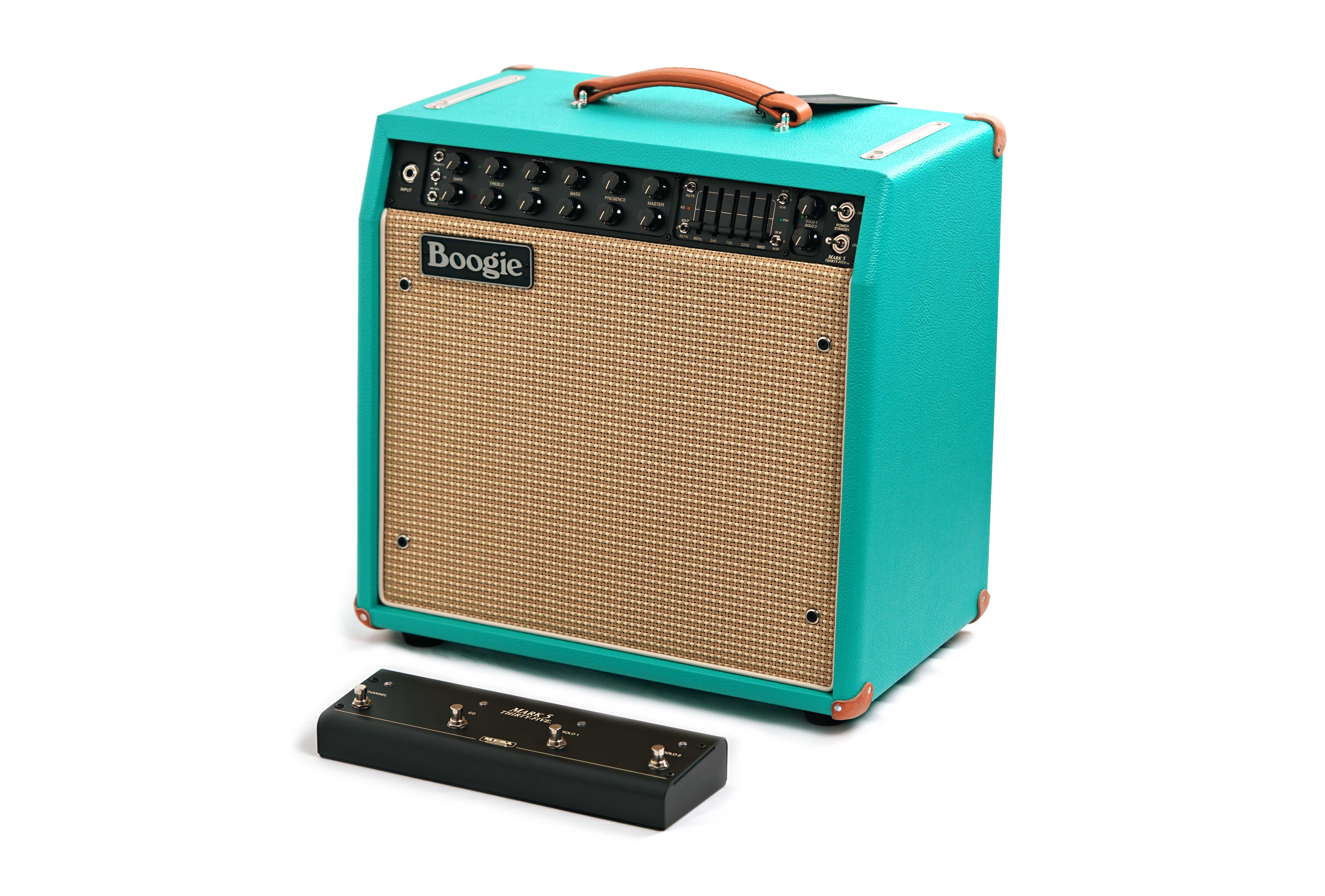 GUITARGUITAR Mesa Boogie guitarguitar Exclusive Mark Five 35 1x12 Combo Valve Amp Teal Bronco