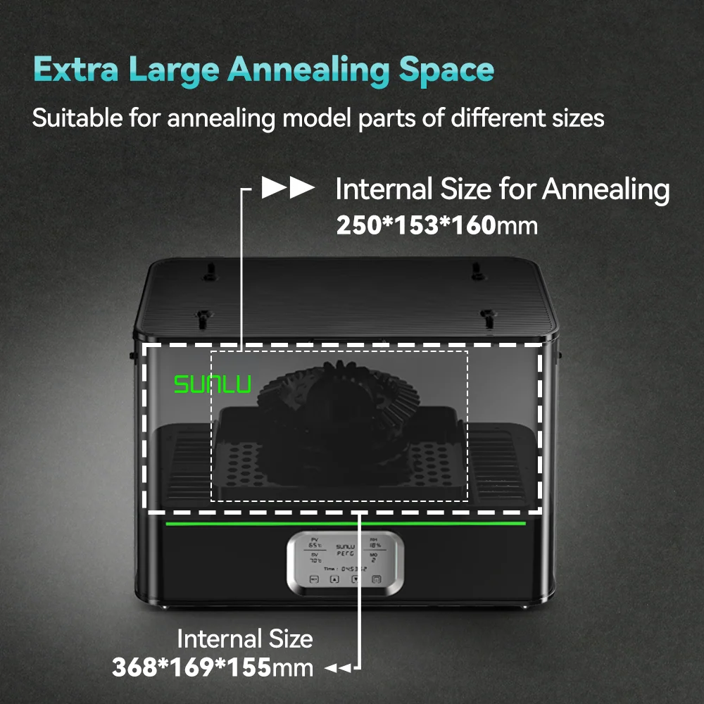 [20%off Offer] SUNLU FilaDryer E2, Up to 110℃, Professional Drying and Annealing, Born for Engineering 3D Printing Filaments