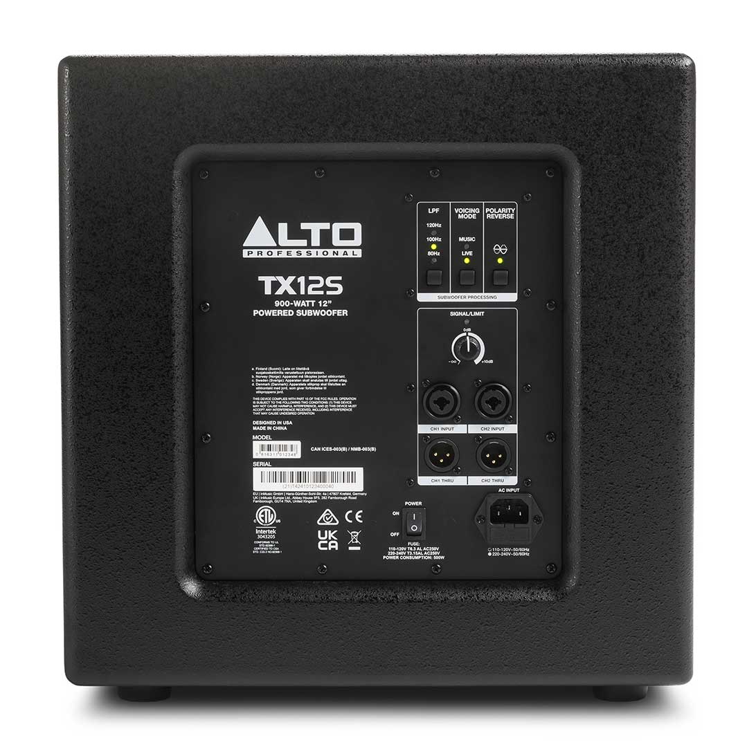 GUITARGUITAR Alto TX12S 900W 12-inch DSP-Enhanced Powered Subwoofer (Nearly New) #(21)T42505123402479