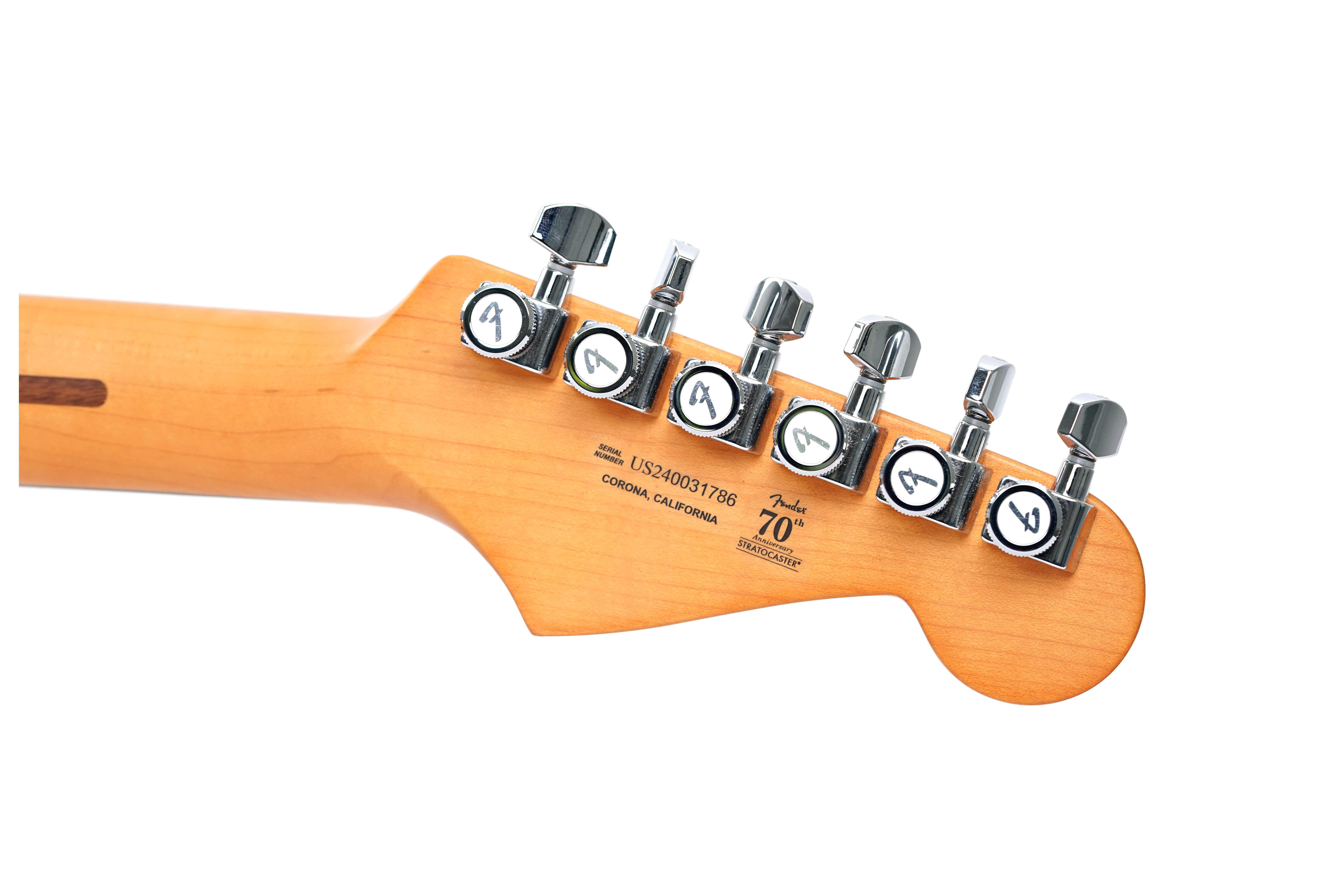 GUITARGUITAR Fender American Ultra II Stratocaster Ebony Fingerboard Texas Tea Left Handed