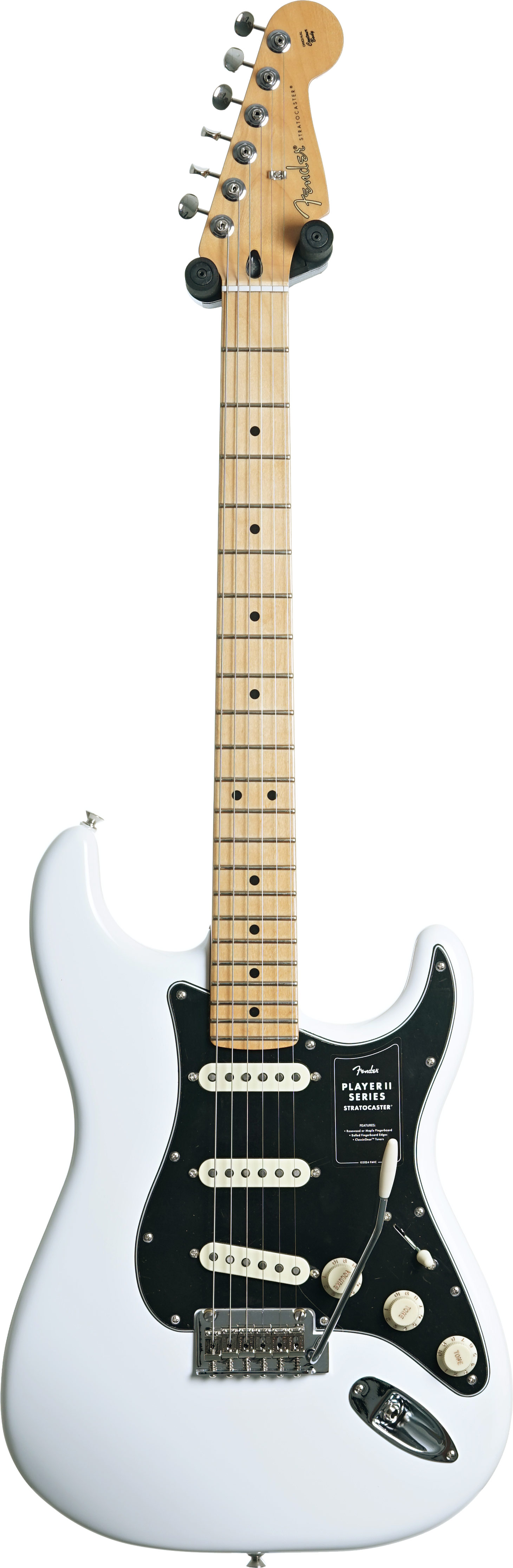 GUITARGUITAR Fender Player II Stratocaster Polar White Maple Fingerboard