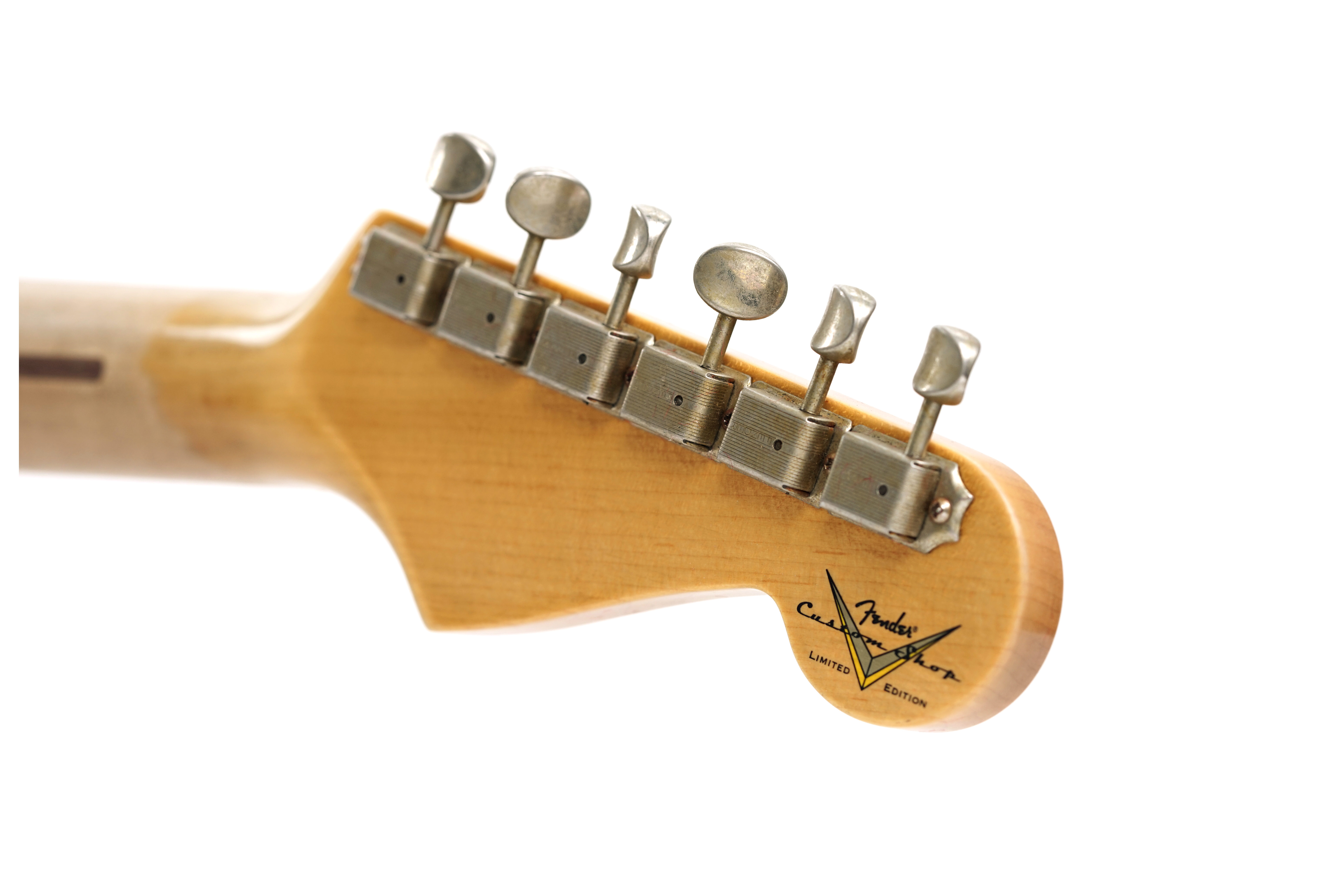 GUITARGUITAR Fender Custom Shop 1954 Stratocaster Journeyman Relic Wide 2 Tone Sunburst Left Handed