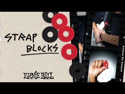 GUITARGUITAR Ernie Ball Strap Blocks 4PK Purple