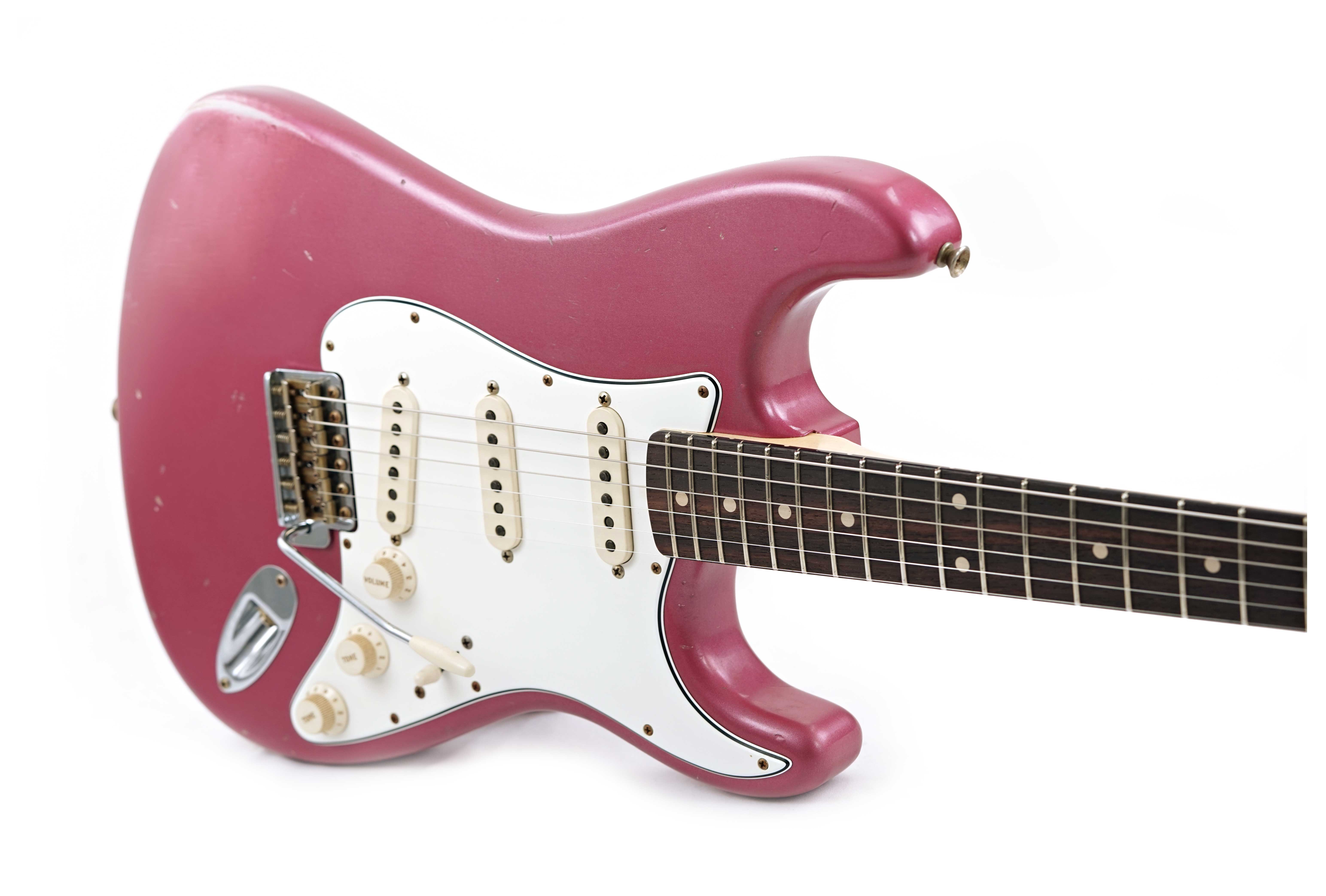 GUITARGUITAR Fender Custom Shop 1962 Stratocaster Journeyman Relic Burgundy Mist Masterbuilt by Austin MacNutt