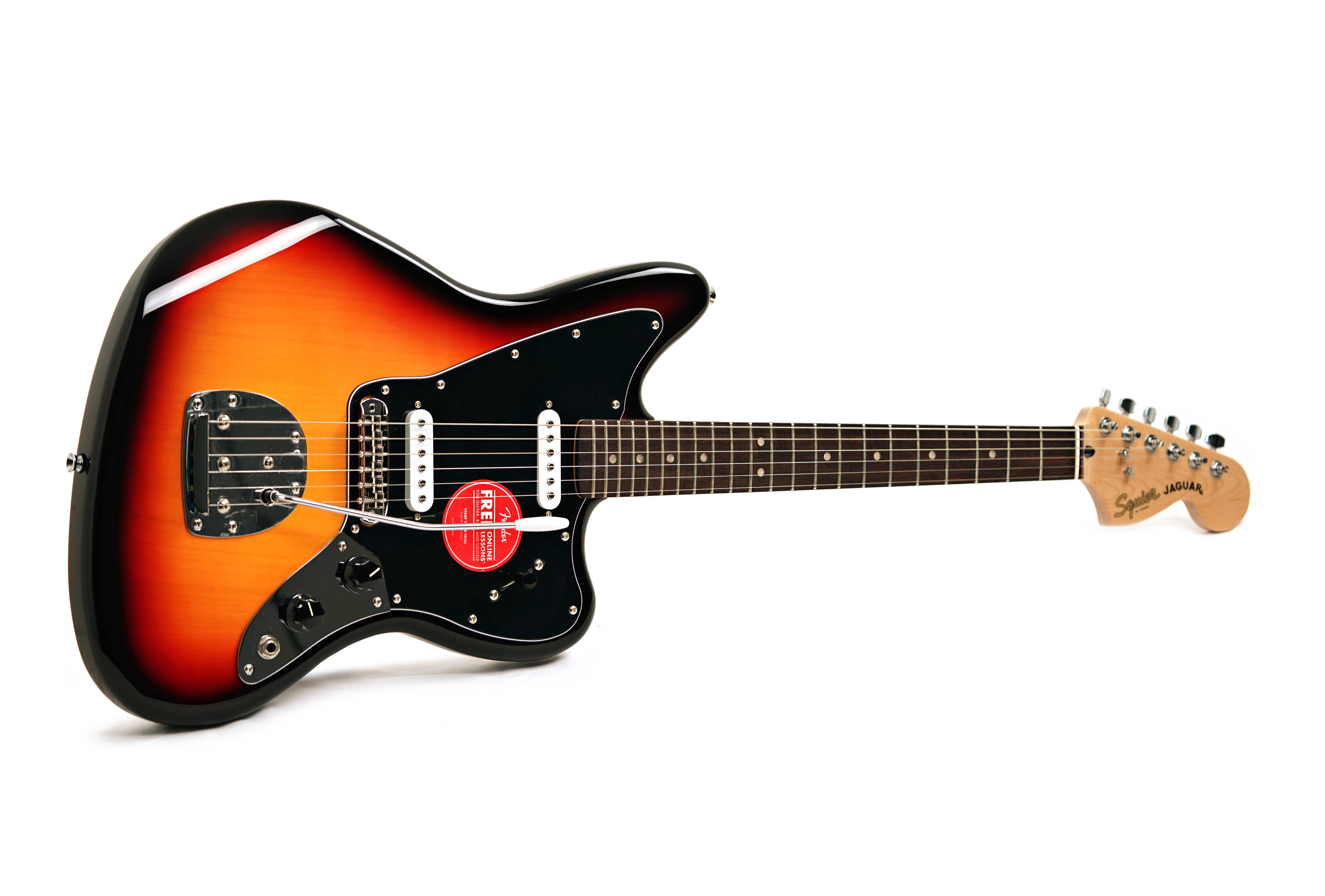 GUITARGUITAR Squier Affinity Series Jaguar Indian Laurel Fingerboard Black Pickguard 3-Colour Sunburst (Ex-Demo) #CYKF25005199