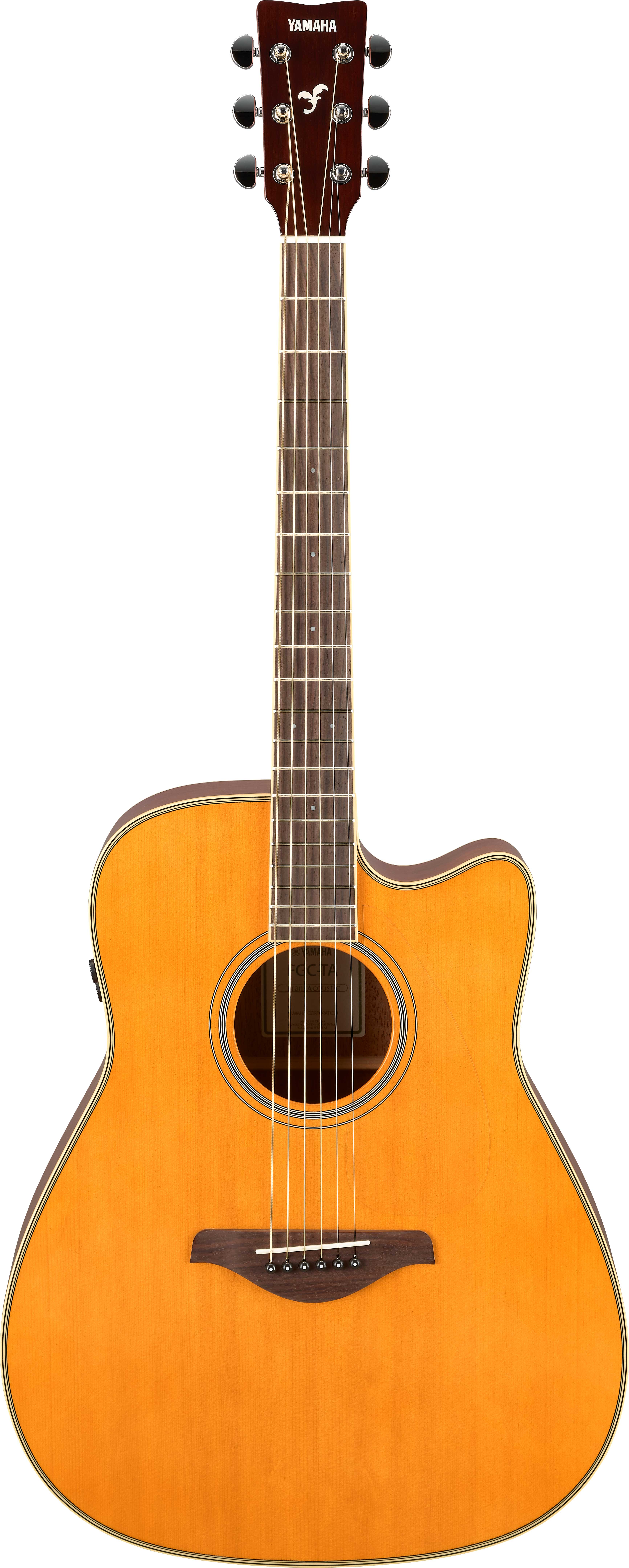 GUITARGUITAR Yamaha FGCTAVT Transacoustic FG Cutaway Vintage Tint