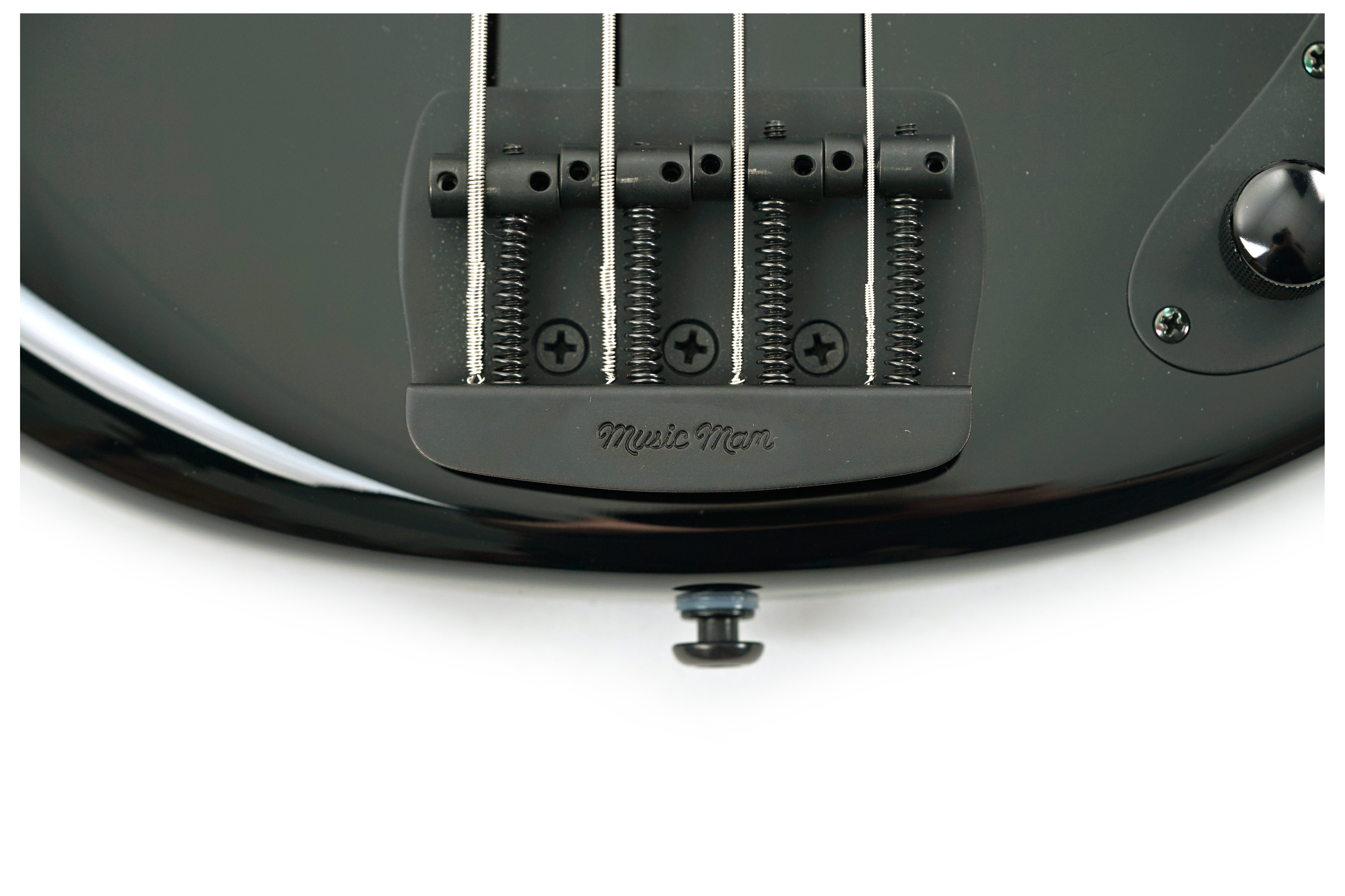 GUITARGUITAR Music Man DarkRay 4 Obisidian Black Ebony Fingerboard