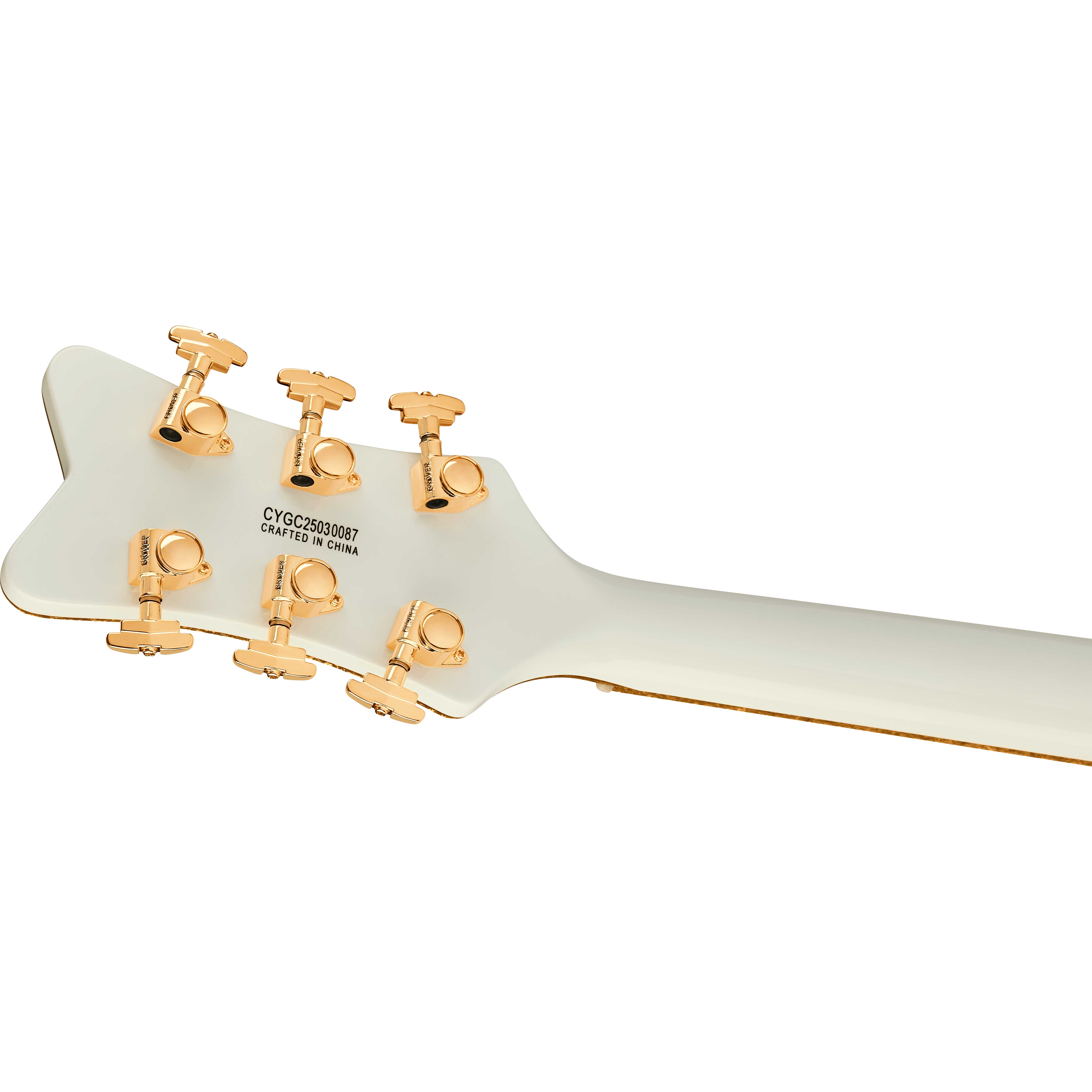 GUITARGUITAR Gretsch Synchromatic Falcon Hollow Body Single-Cut with Bigsby Ebony Fingerboard Snowcrest White
