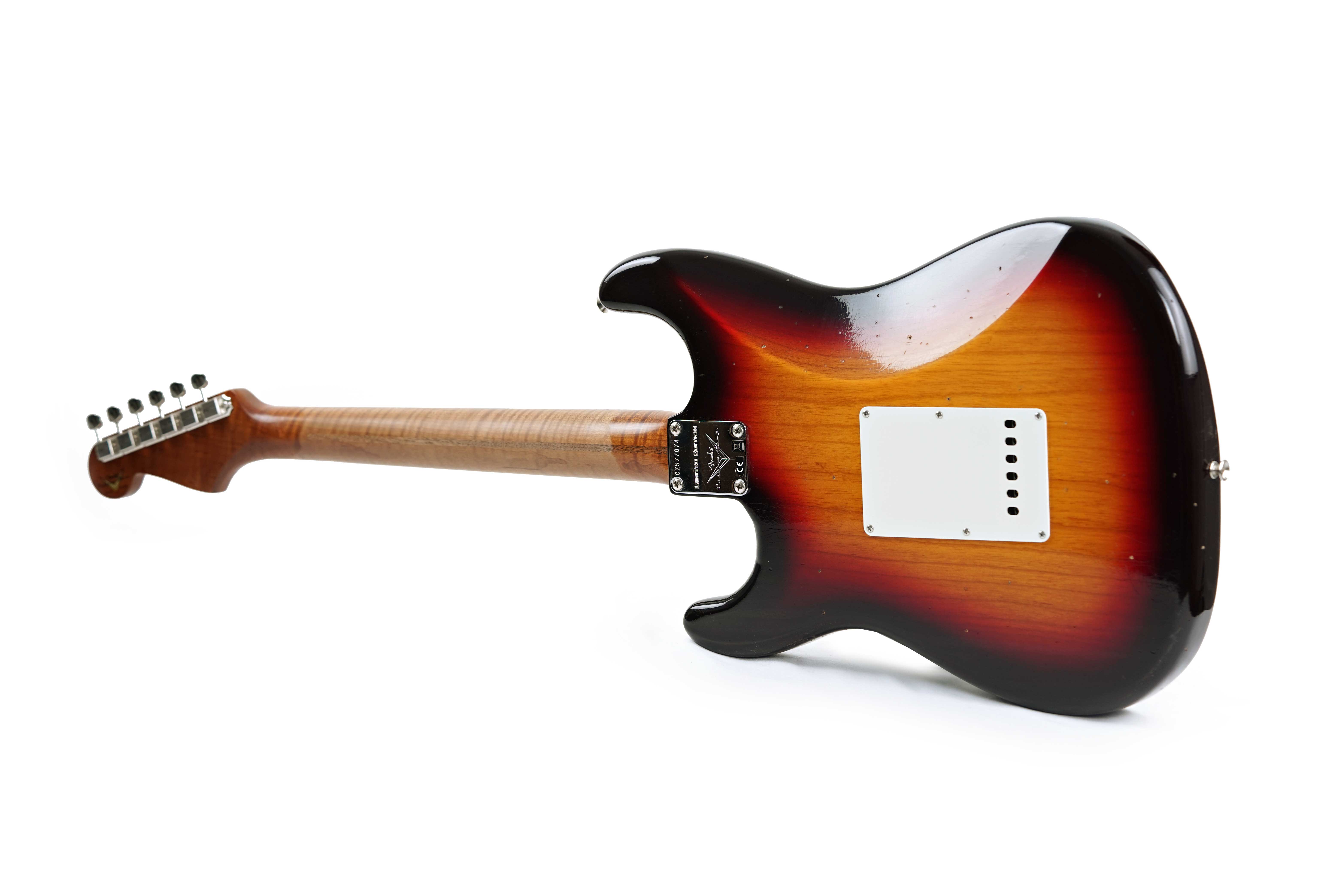 GUITARGUITAR Fender Custom Shop Limited Edition 58 Stratocaster Journeyman Relic Closet Classic Hardware Chocolate 3 Colour Sunburst #CZ577074