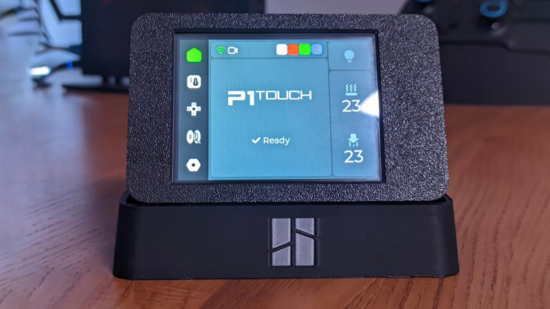 3D Printing Upgrades: X Touch: Touch Screen Upgrade for your Bambu P1P / P1S Printers.