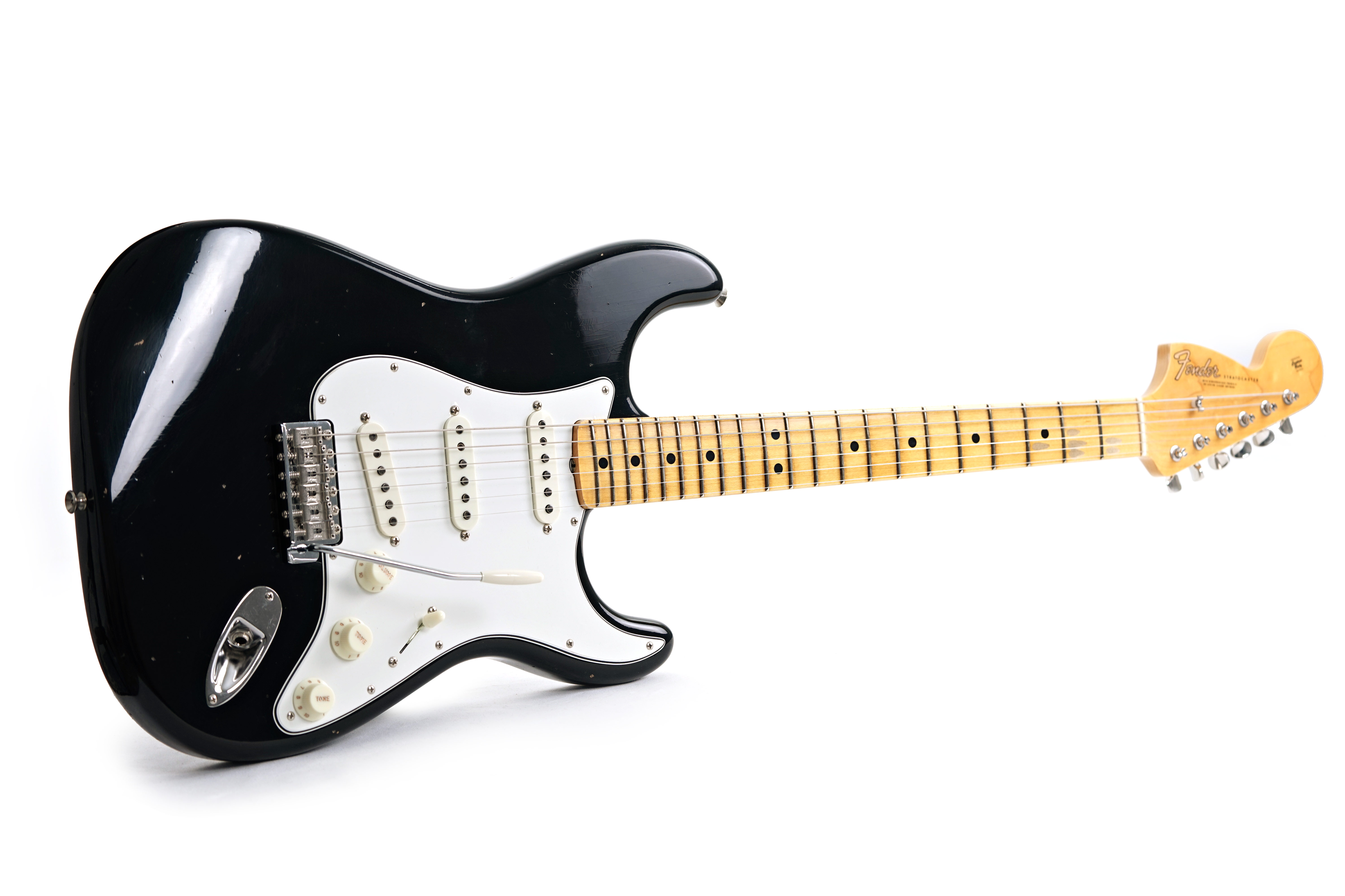 GUITARGUITAR Fender Custom Shop Jimi Hendrix Voodoo Child Strat Journeyman Relic Black #VC0698