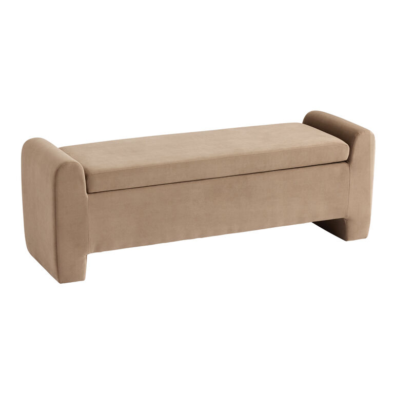 World Market Donatella Upholstered Storage Bench