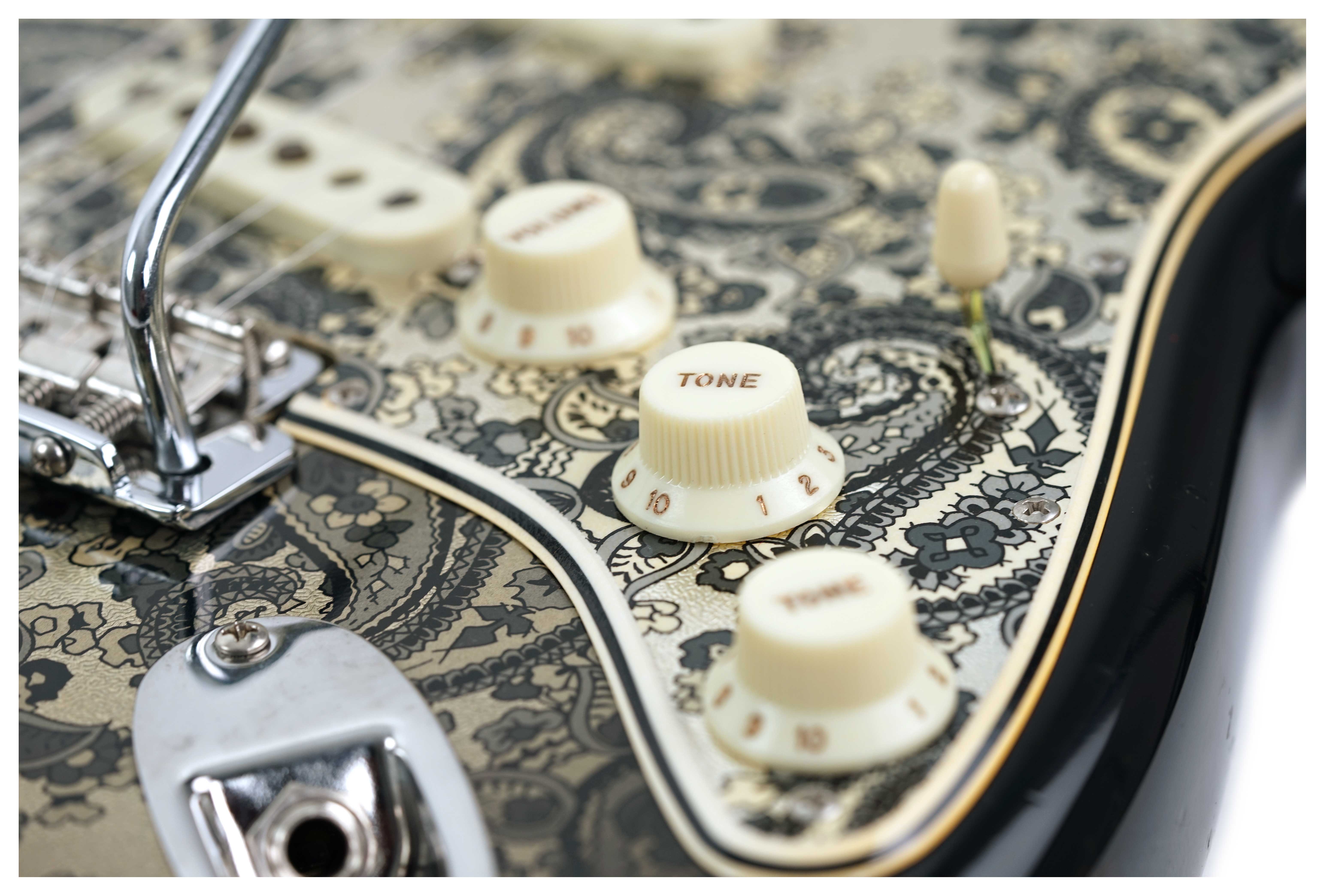 GUITARGUITAR Fender Custom Shop Limited Edition 1968 Stratocaster Journeyman Relic Black Paisley #CZ584214