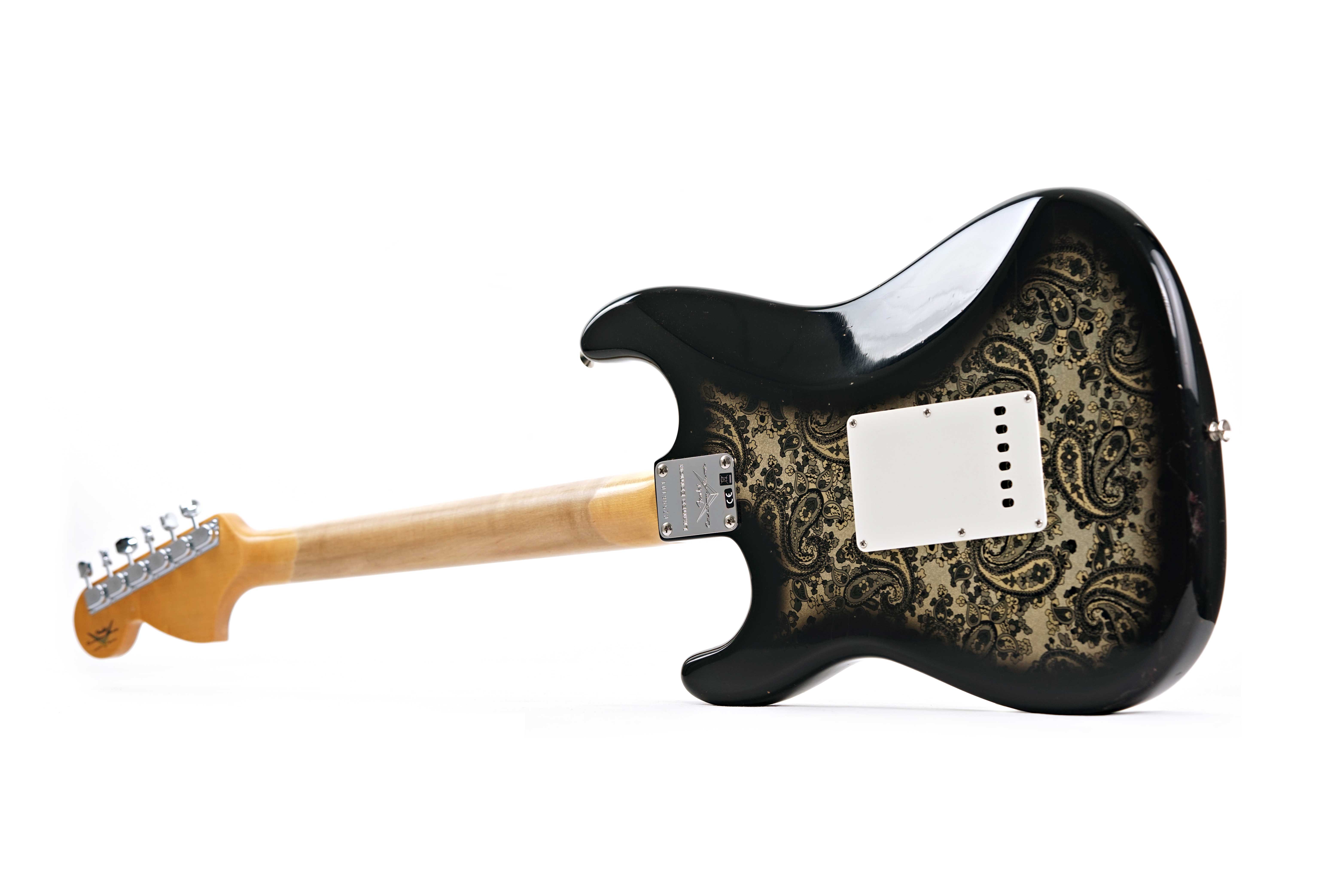 GUITARGUITAR Fender Custom Shop Limited Edition 1968 Stratocaster Journeyman Relic Black Paisley #CZ586101
