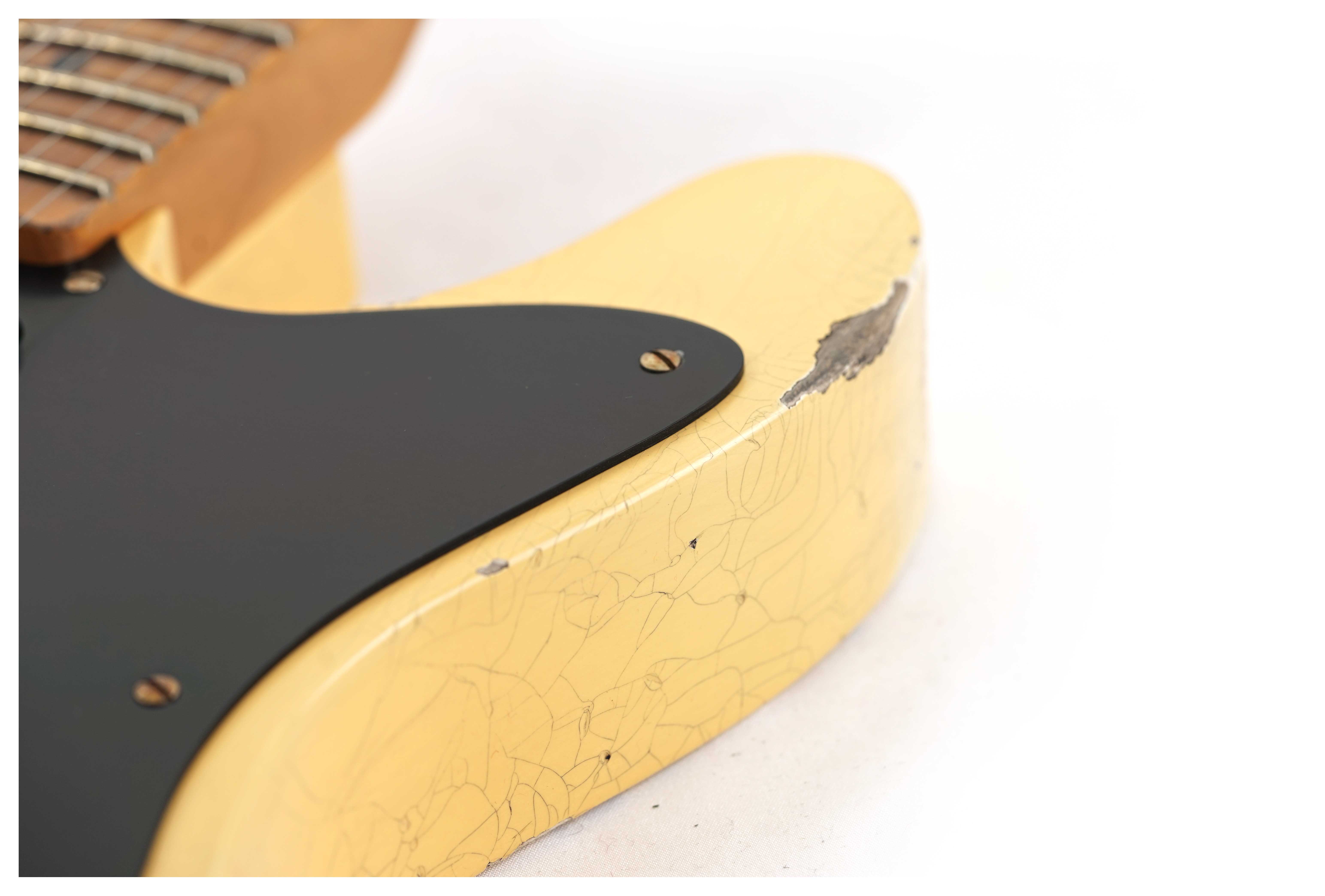 GUITARGUITAR Fender Custom Shop Limited Edition Nocaster Thinline Relic Aged Nocaster Blonde #R137452