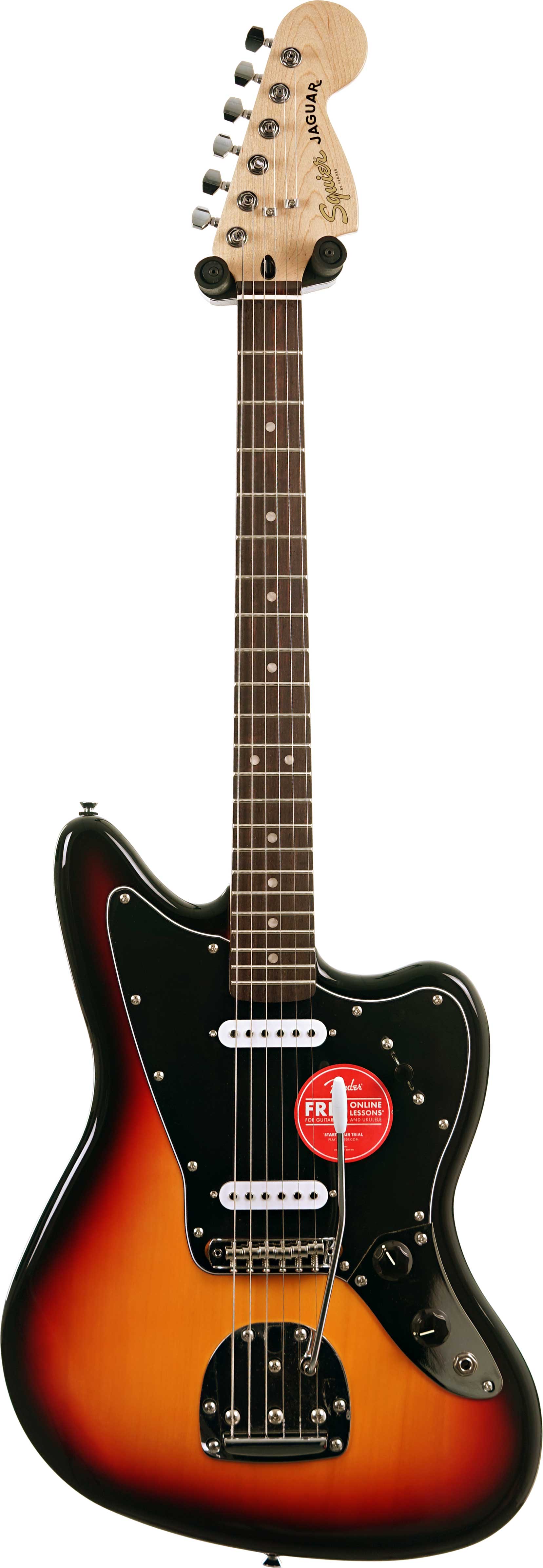 GUITARGUITAR Squier Affinity Series Jaguar Indian Laurel Fingerboard Black Pickguard 3-Colour Sunburst (Ex-Demo) #CYKF25005199