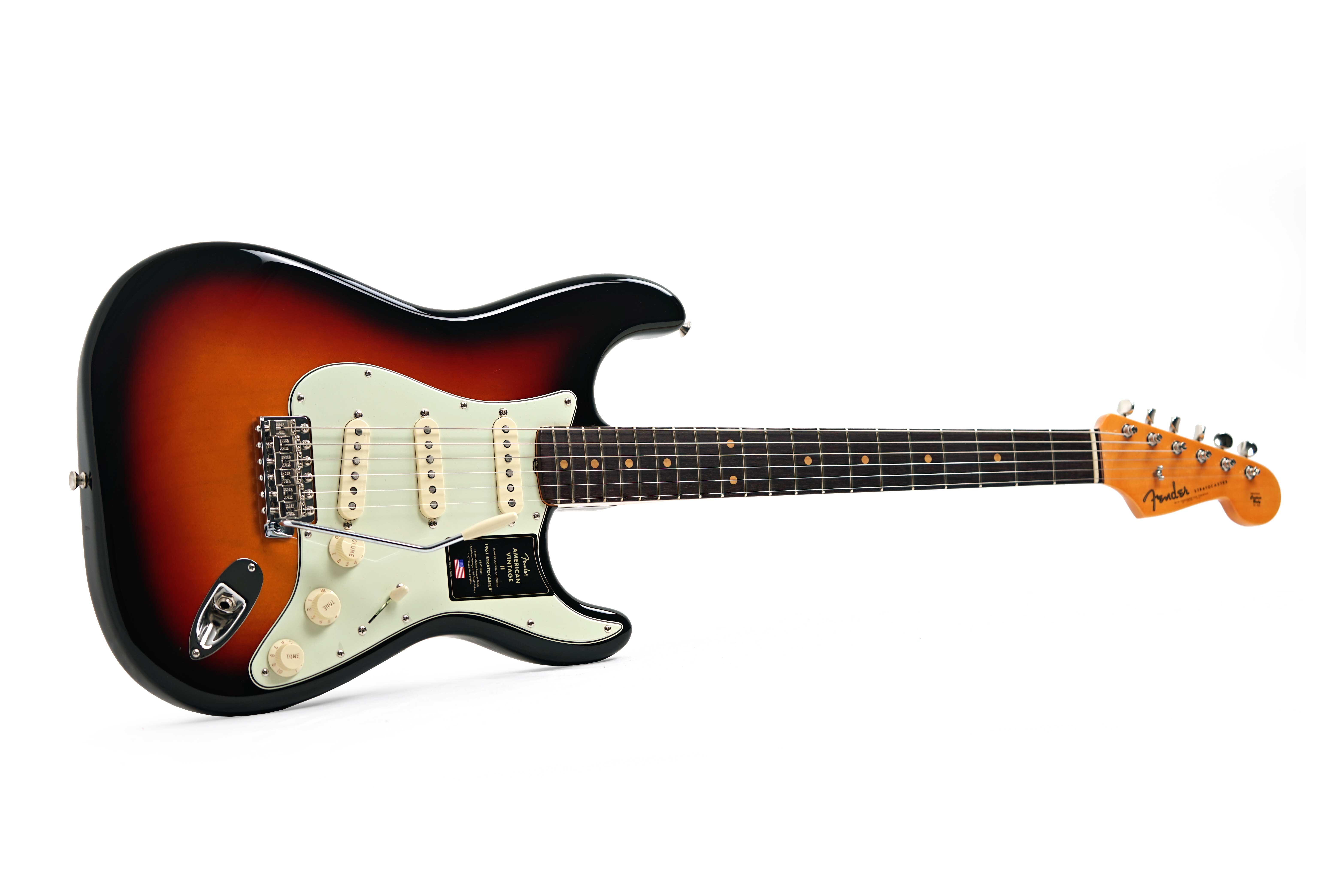 GUITARGUITAR Fender American Vintage II 61 Stratocaster Rosewood Fingerboard 3 Colour Sunburst #V2563780
