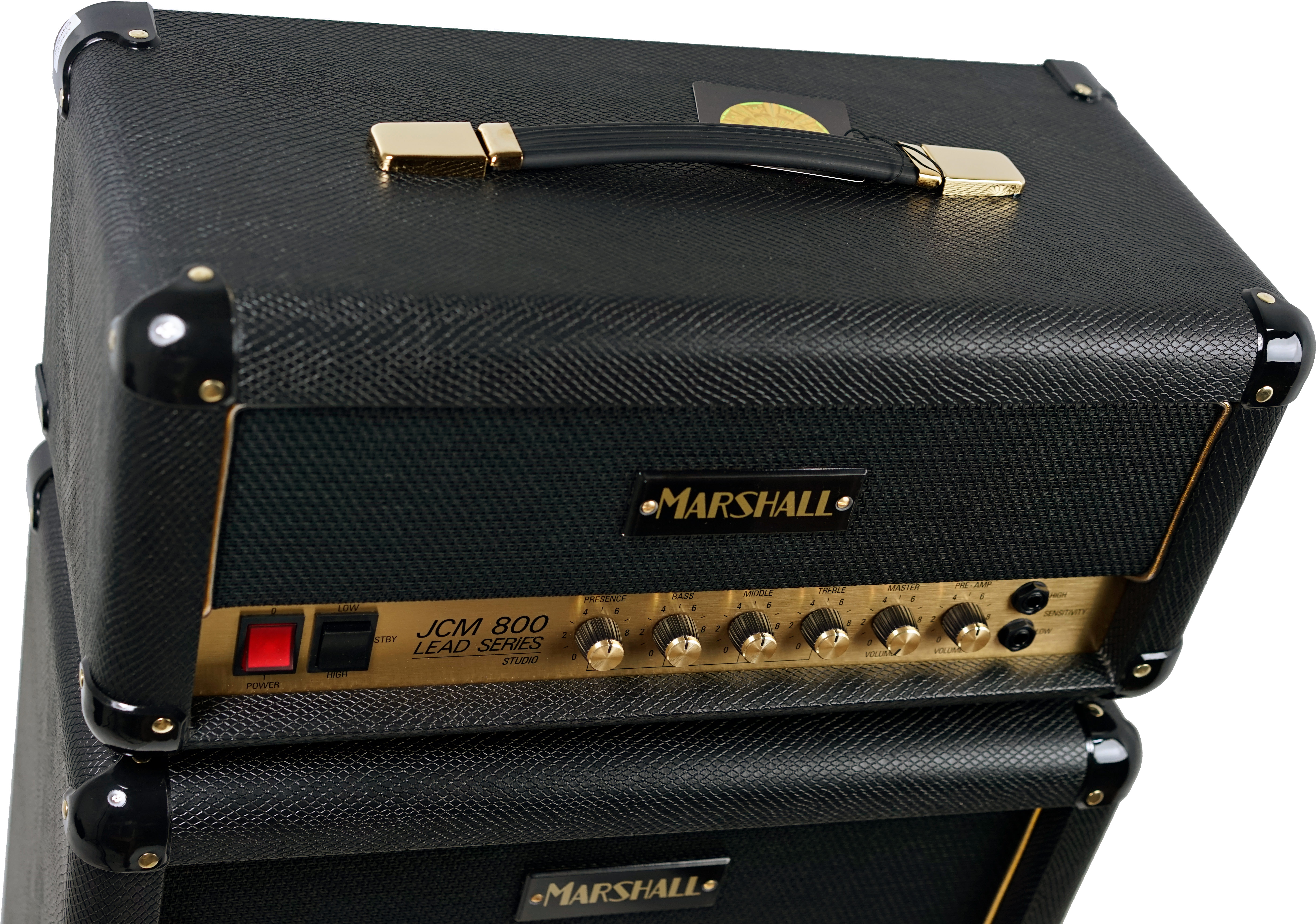 GUITARGUITAR Marshall Design Store SC20H Studio Classic JCM800 Head Black Snakeskin with 1x12 Cab
