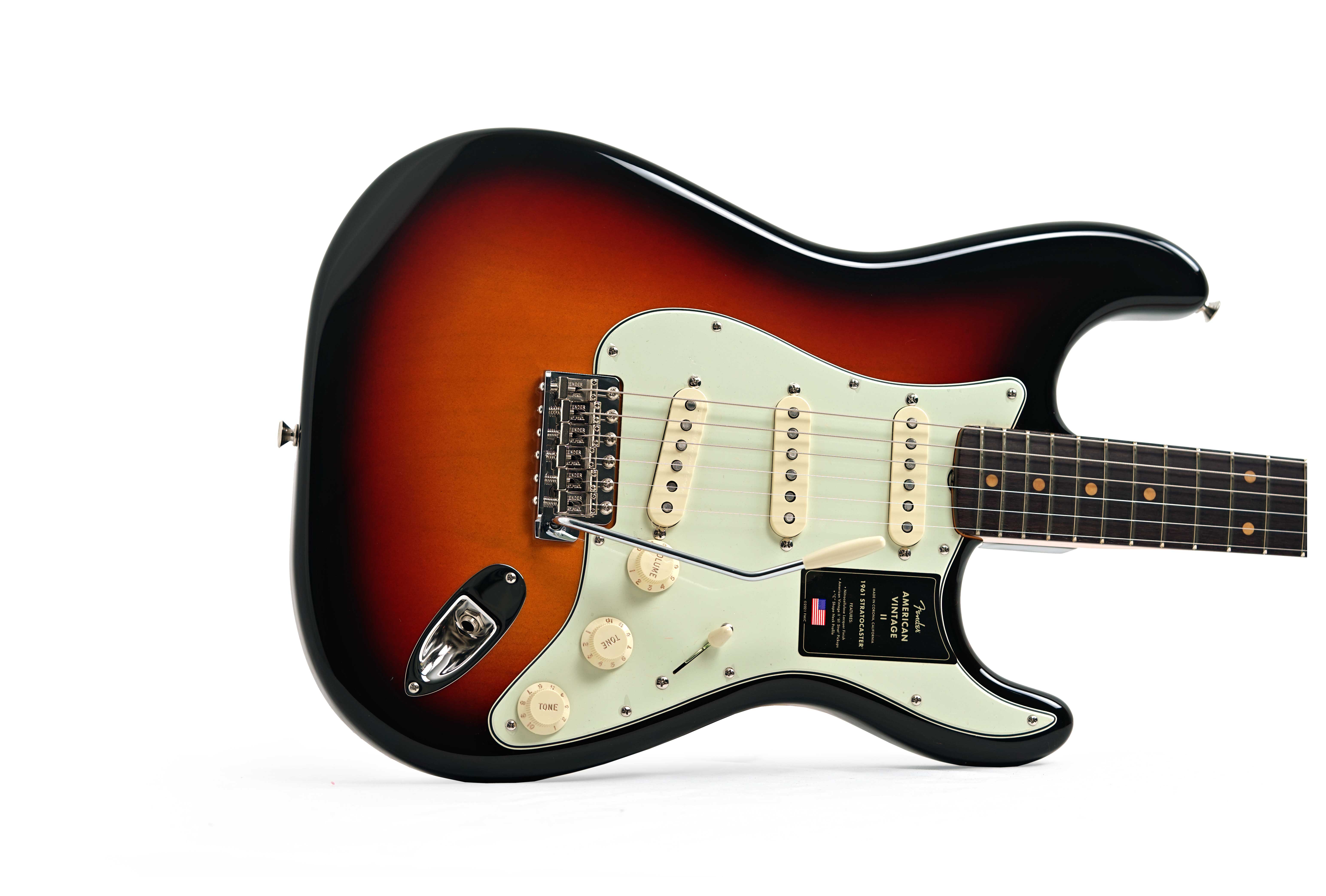 GUITARGUITAR Fender American Vintage II 61 Stratocaster Rosewood Fingerboard 3 Colour Sunburst #V2563780