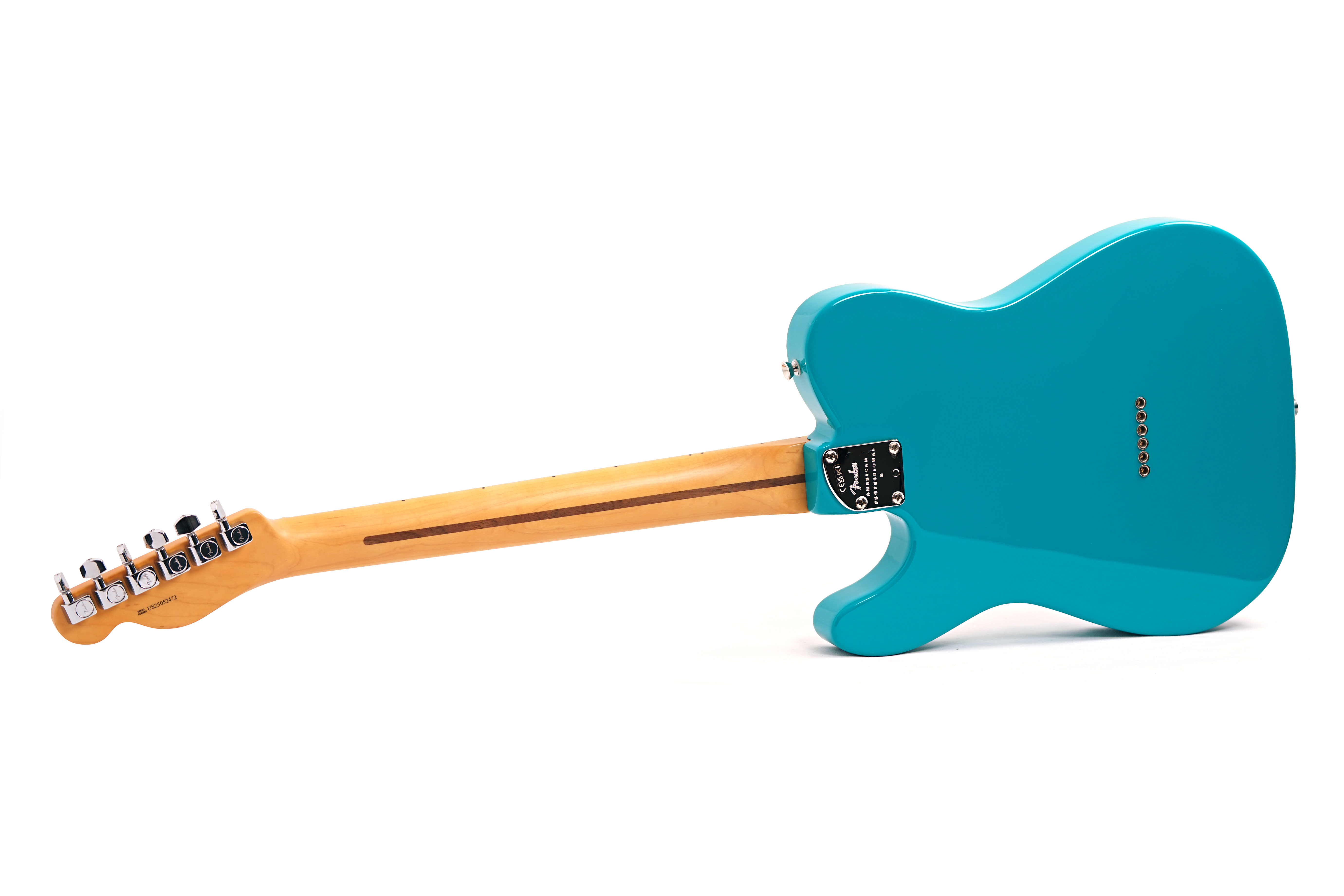 GUITARGUITAR Fender American Professional II Telecaster Miami Blue Maple Fingerboard #US25052472