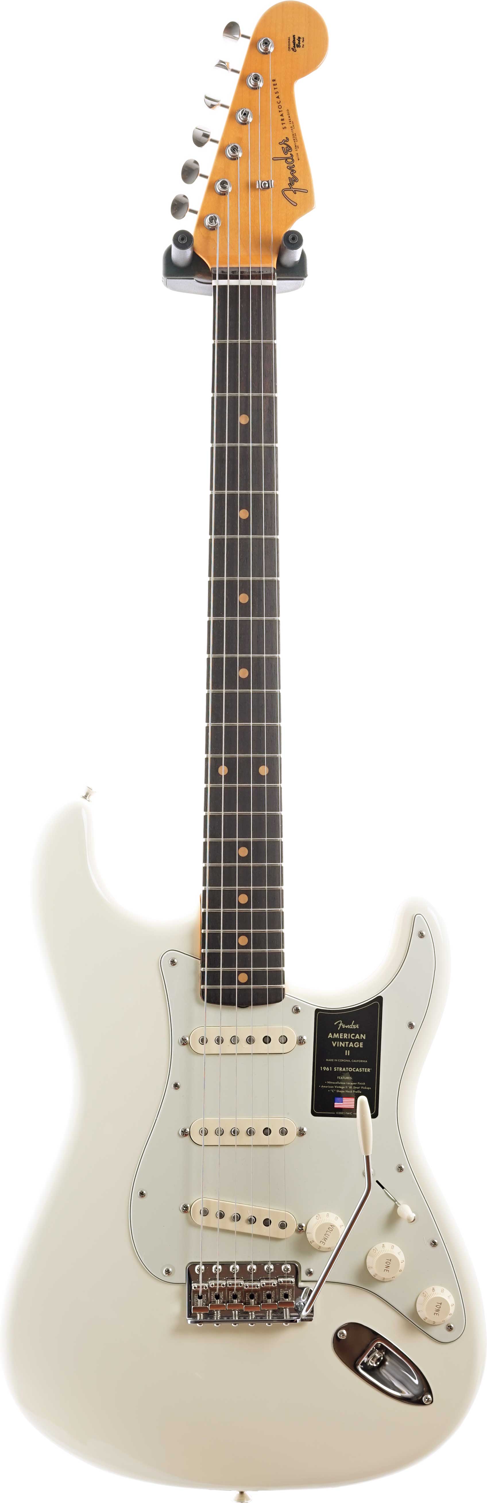 GUITARGUITAR Fender American Vintage II 1961 Stratocaster Rosewood Fingerboard Olympic White #v2447668
