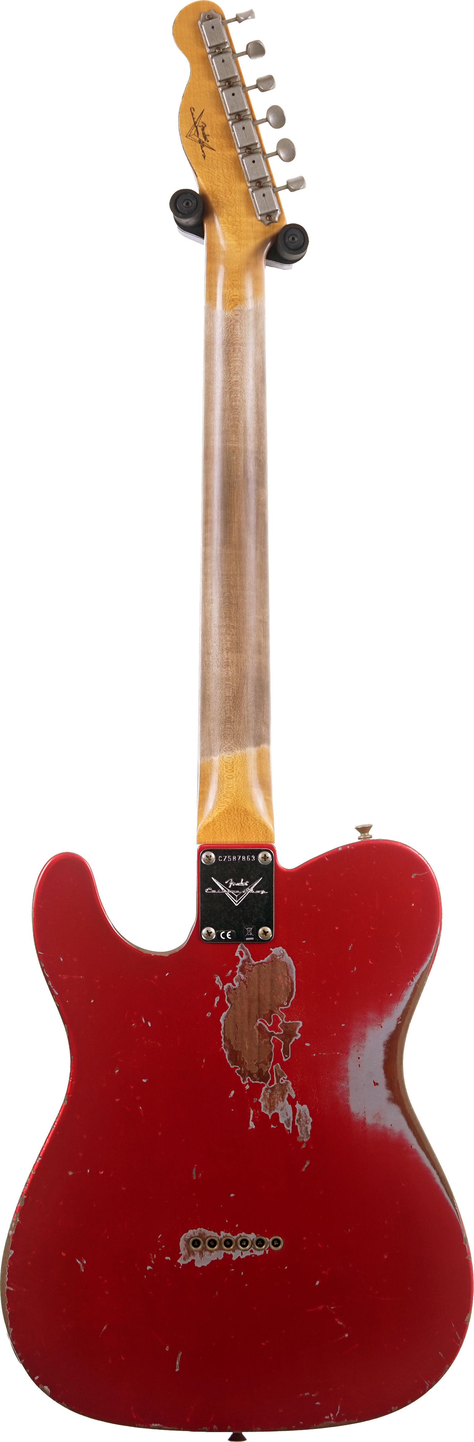 GUITARGUITAR Fender Custom Shop 1961 Telecaster Heavy Relic Faded Aged Candy Apple Red #CZ587863