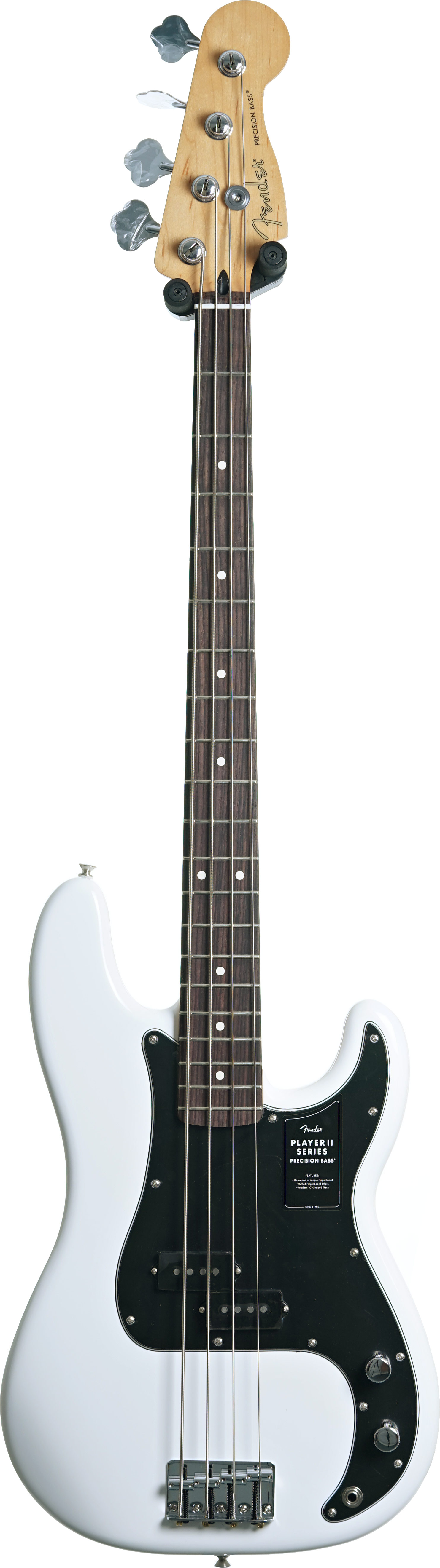 GUITARGUITAR Fender Player II Precision Bass Polar White Rosewood Fingerboard