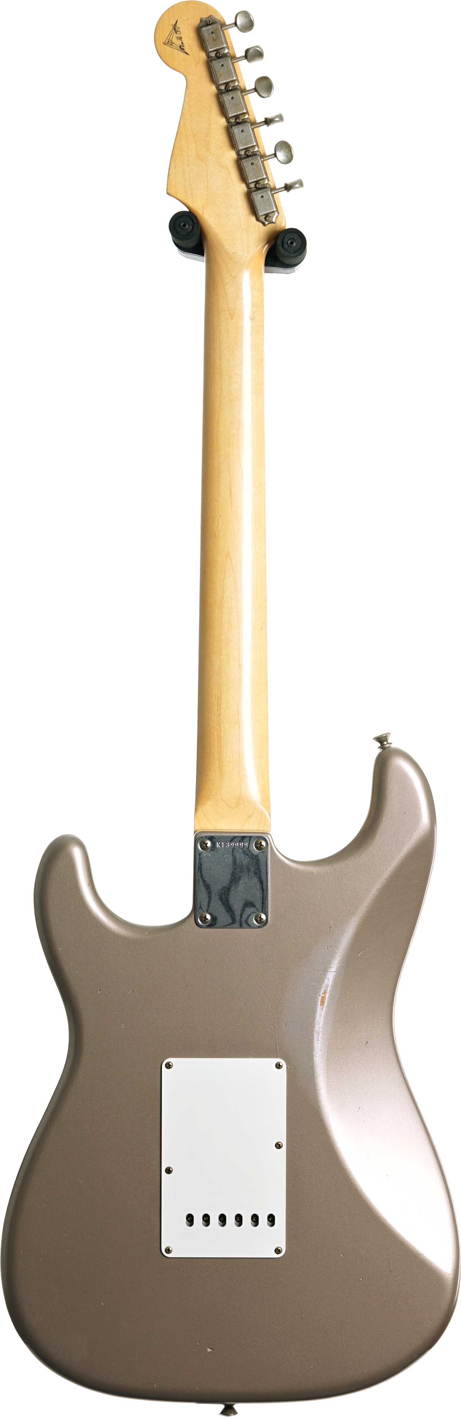 GUITARGUITAR Fender Custom Shop 1962 Stratocaster Journeyman Relic Shoreline Gold Masterbuilt by Austin MacNutt