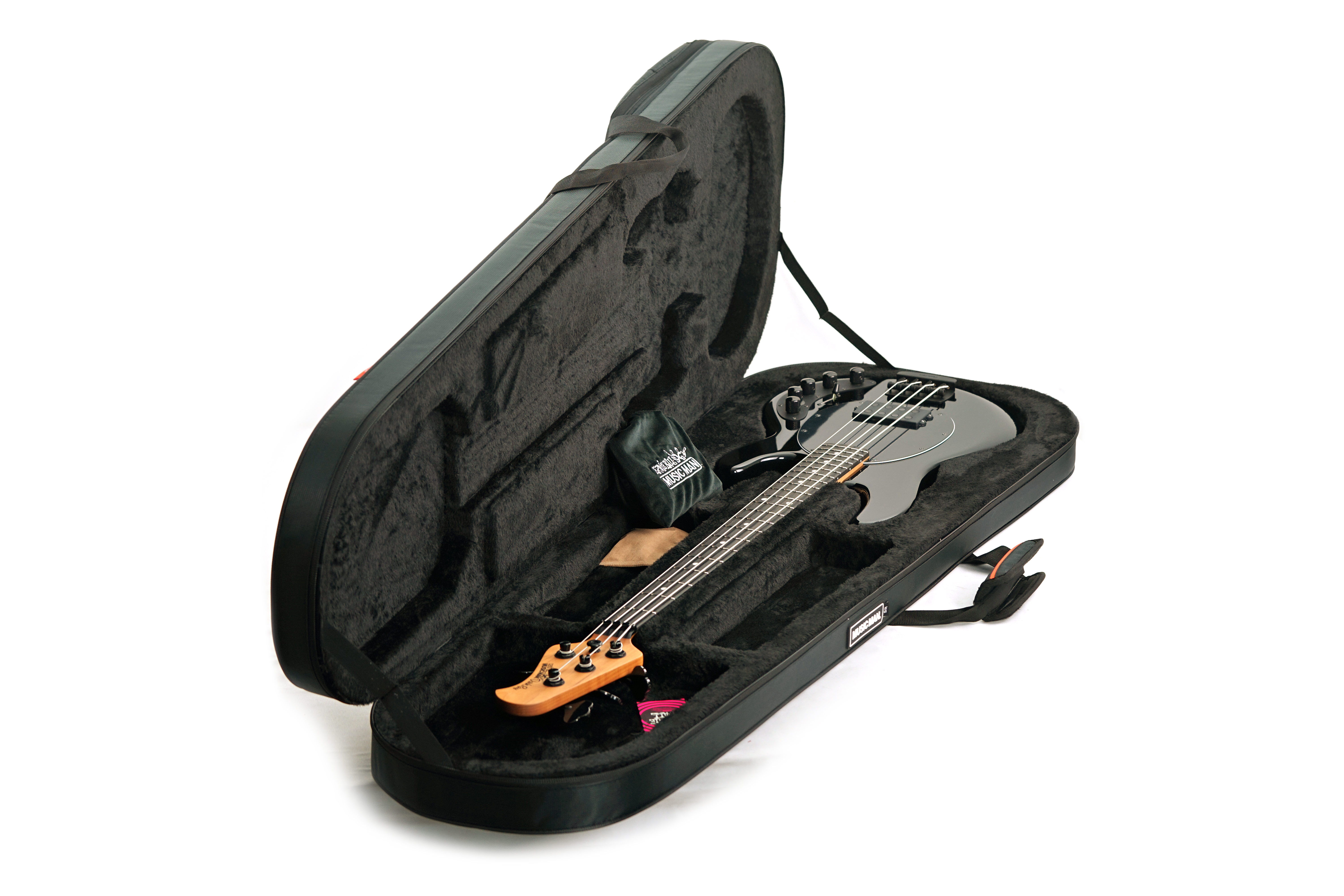 GUITARGUITAR Music Man DarkRay 4 Obisidian Black Ebony Fingerboard