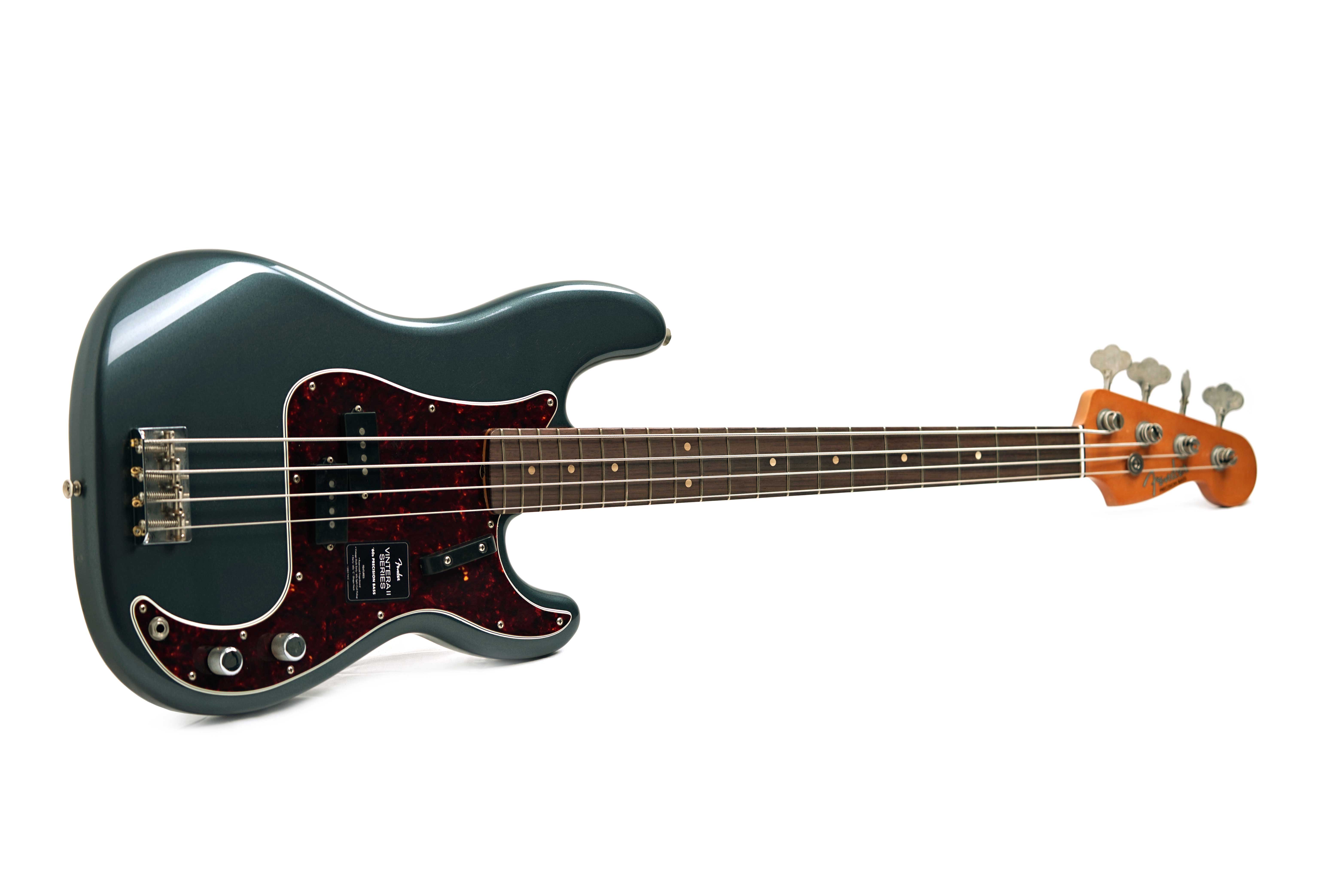 GUITARGUITAR Fender Limited Edition Vintera II Road Worn '60s Precision Bass Rosewood Fingerboard Charcoal Frost Metallic #MX25008107