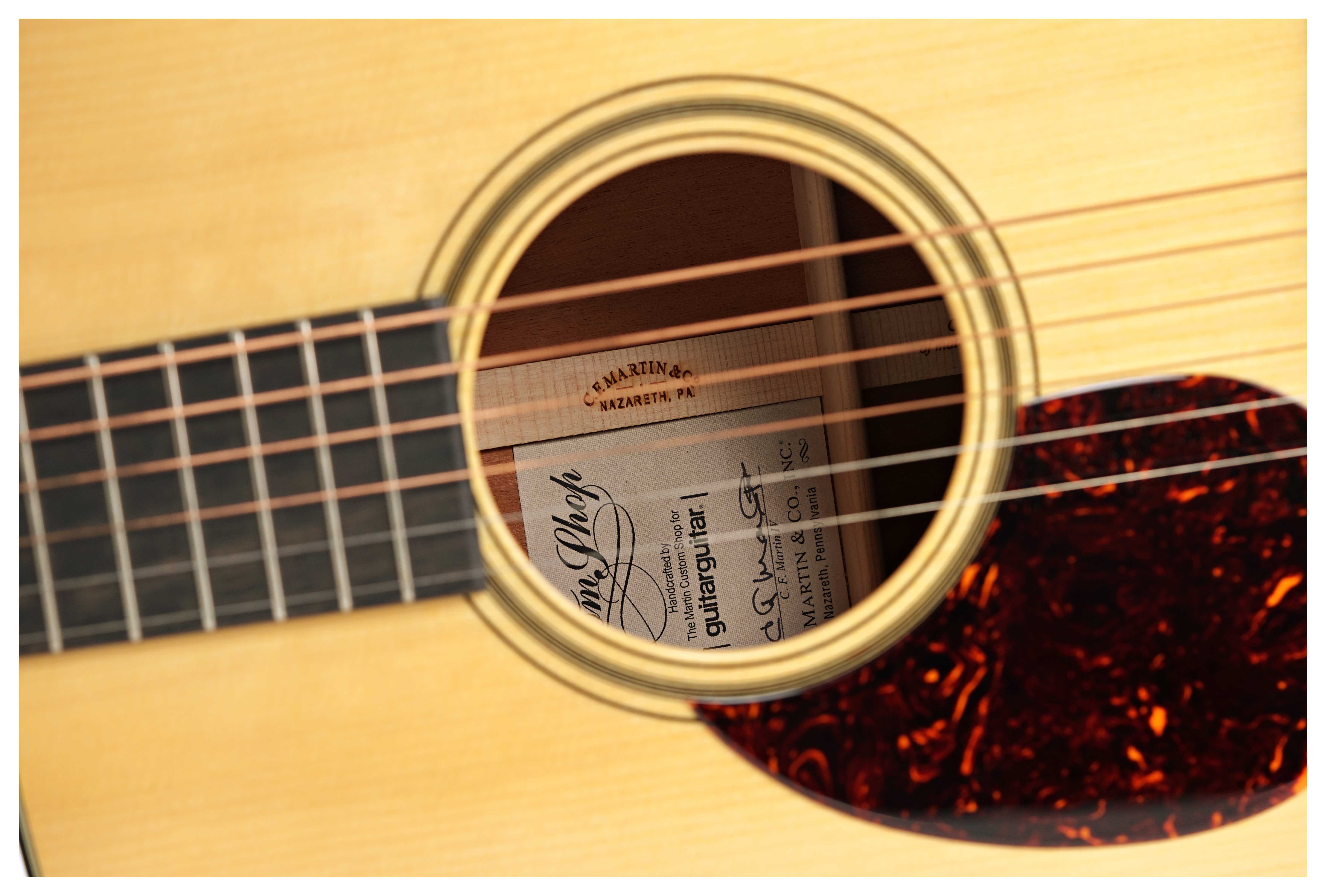 GUITARGUITAR Martin Custom Shop OM Adirondack Spruce/Sinker Mahogany Left Handed #M2567635