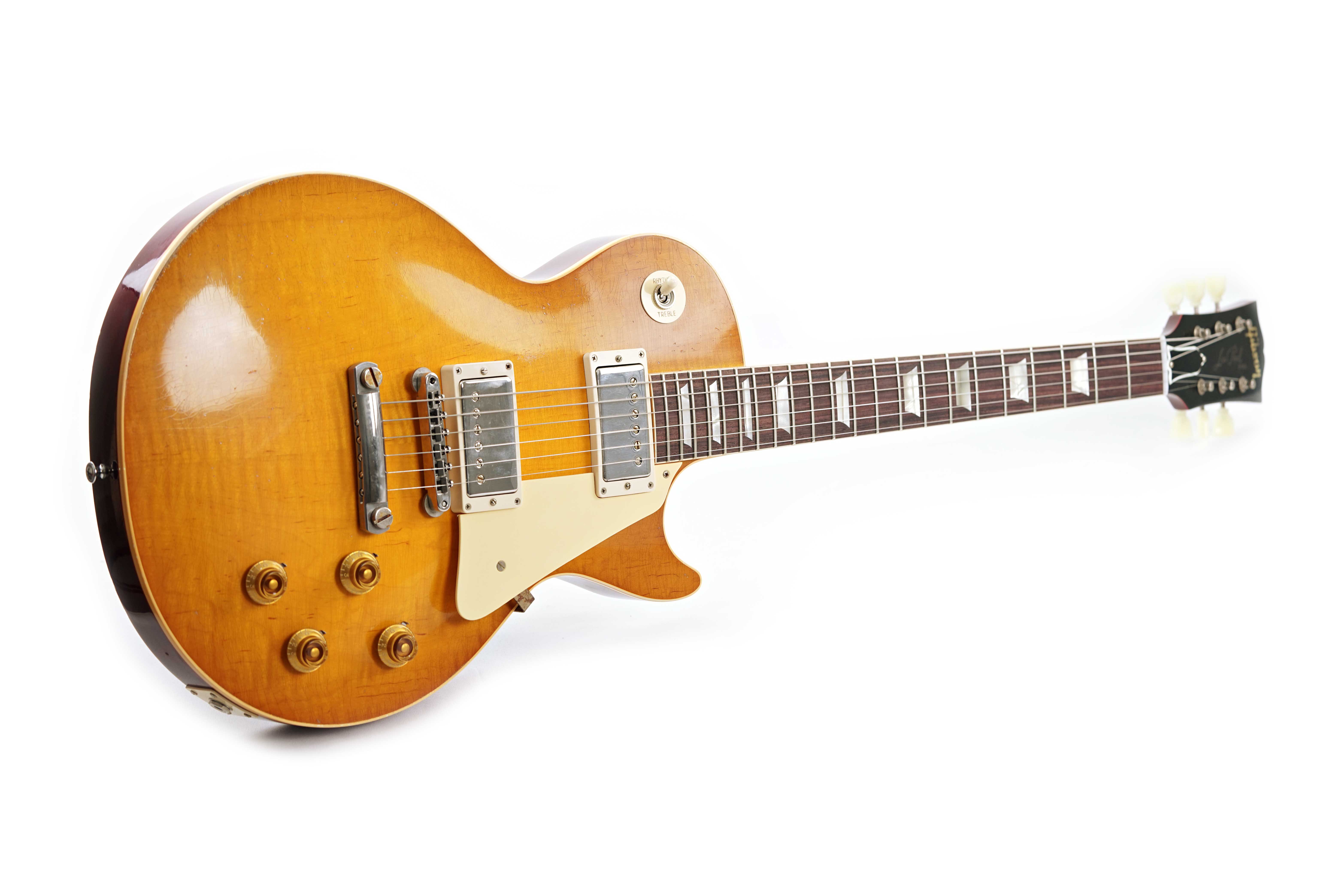GUITARGUITAR Gibson Custom Shop Murphy Lab 1959 Les Paul Standard Reissue Light Aged Dirty Lemon #934327