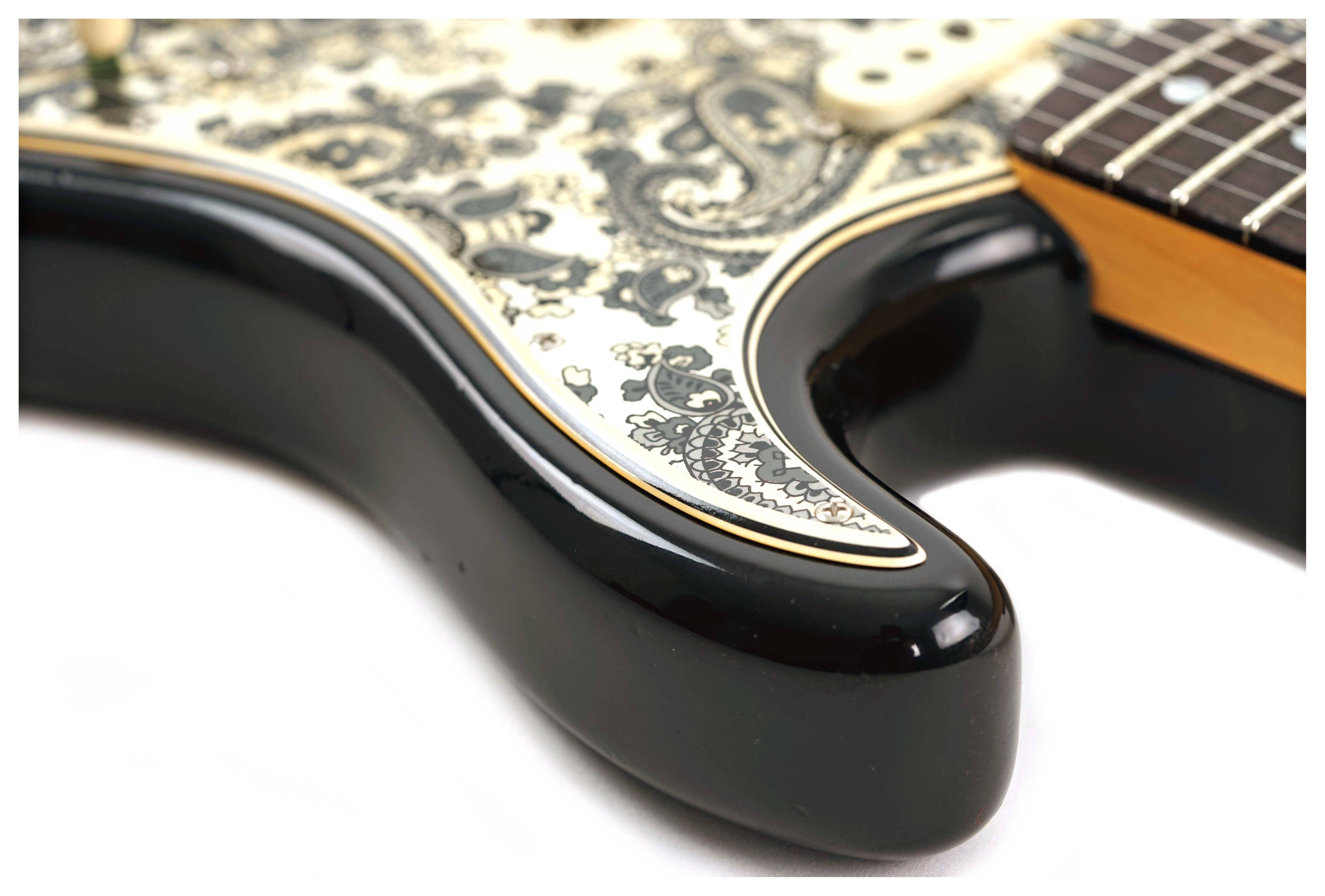 GUITARGUITAR Fender Custom Shop Limited Edition 1968 Stratocaster Journeyman Relic Black Paisley #CZ584214