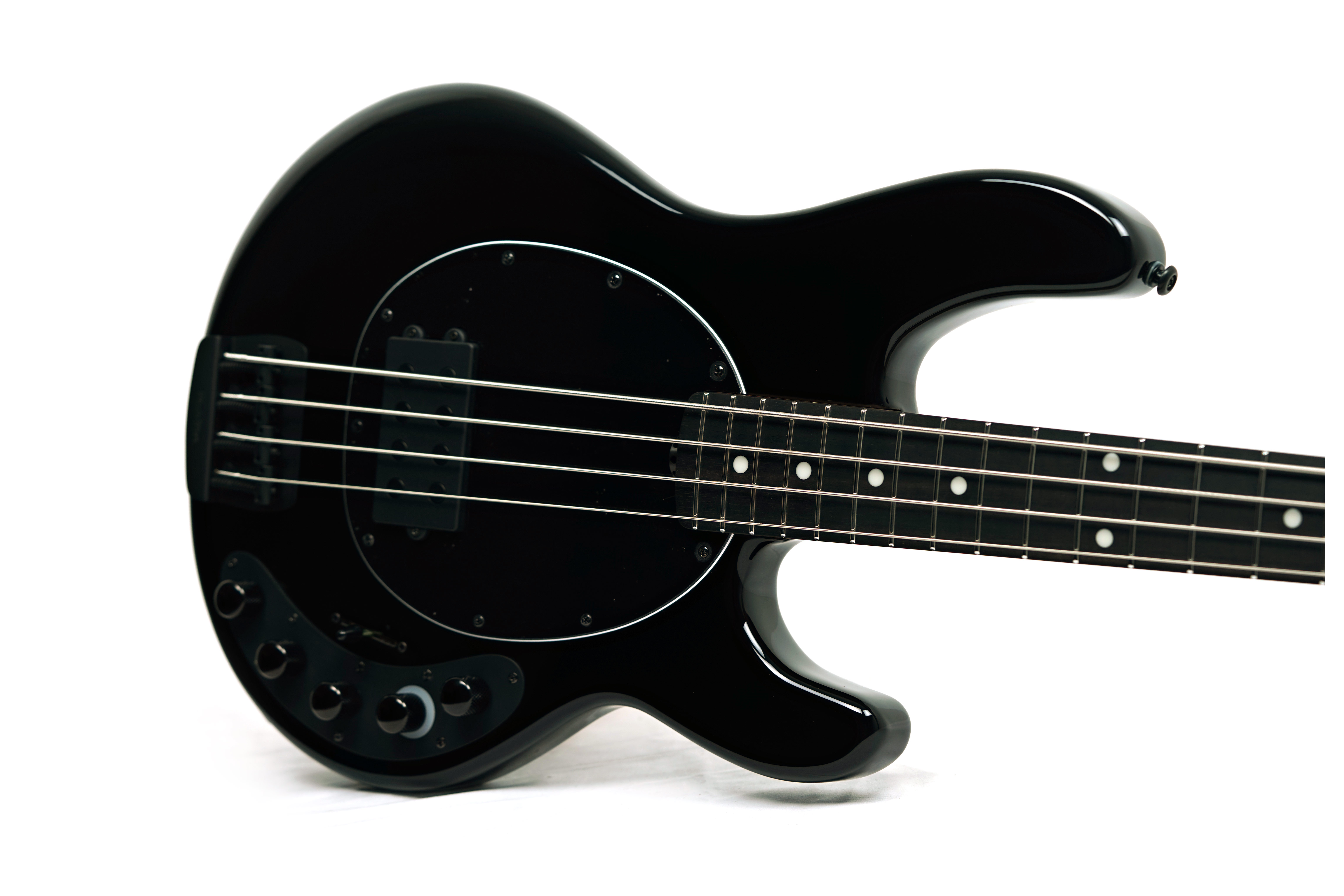 GUITARGUITAR Music Man DarkRay 4 Obisidian Black Ebony Fingerboard #S13624