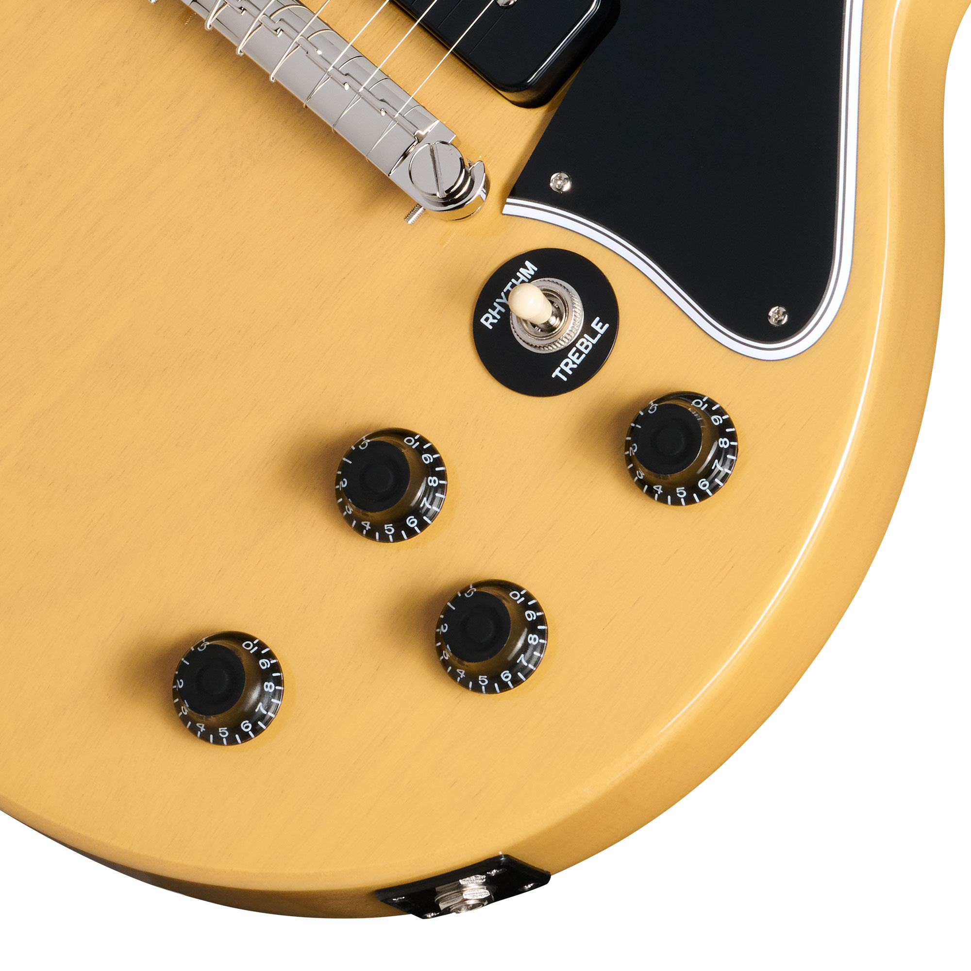 GUITARGUITAR Epiphone Inspired by Gibson Les Paul Special Double Cut TV Yellow