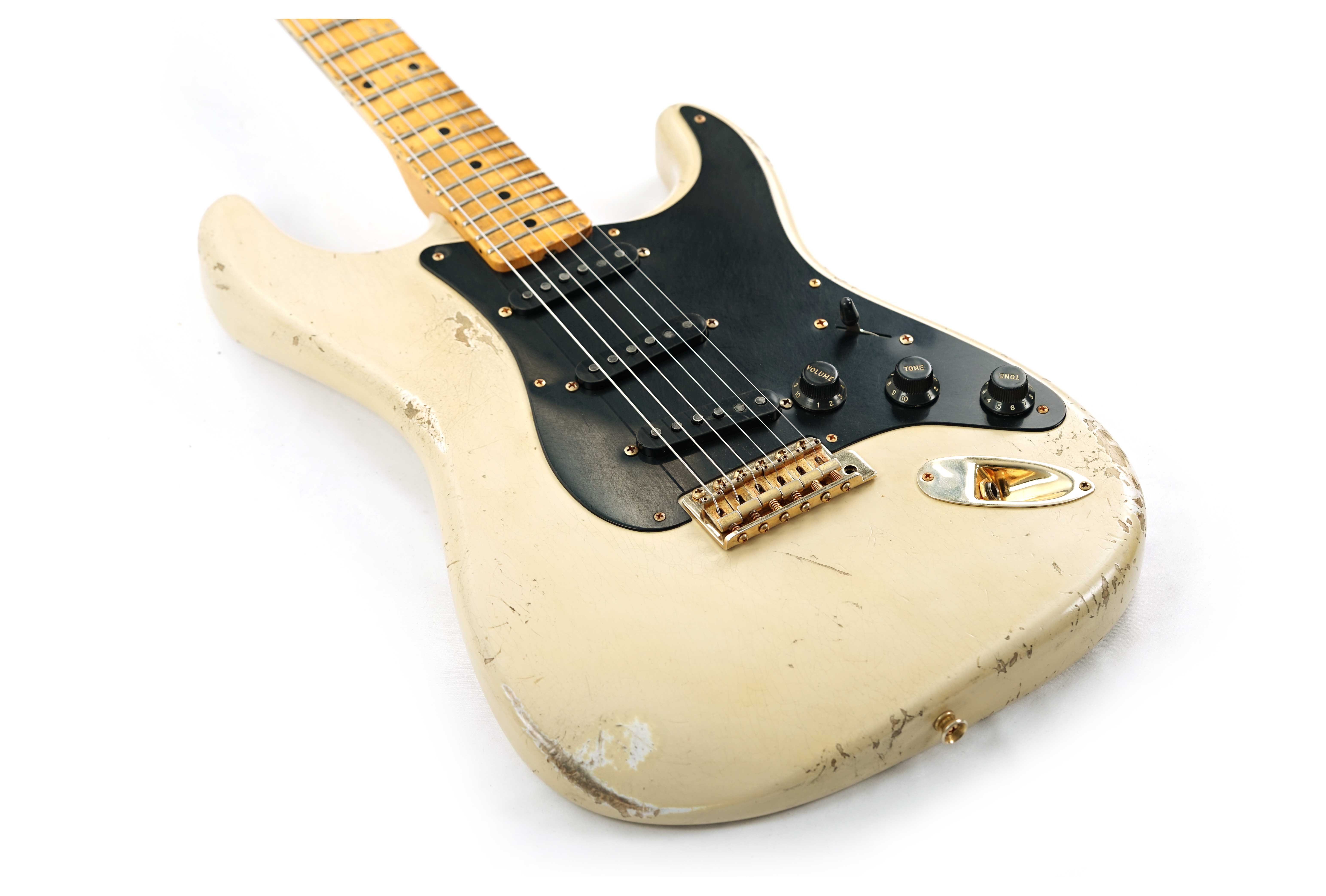 GUITARGUITAR Fender Custom Shop 1950s Stratocaster Relic Faded Desert Sand Master Built by Yuriy Shishkov