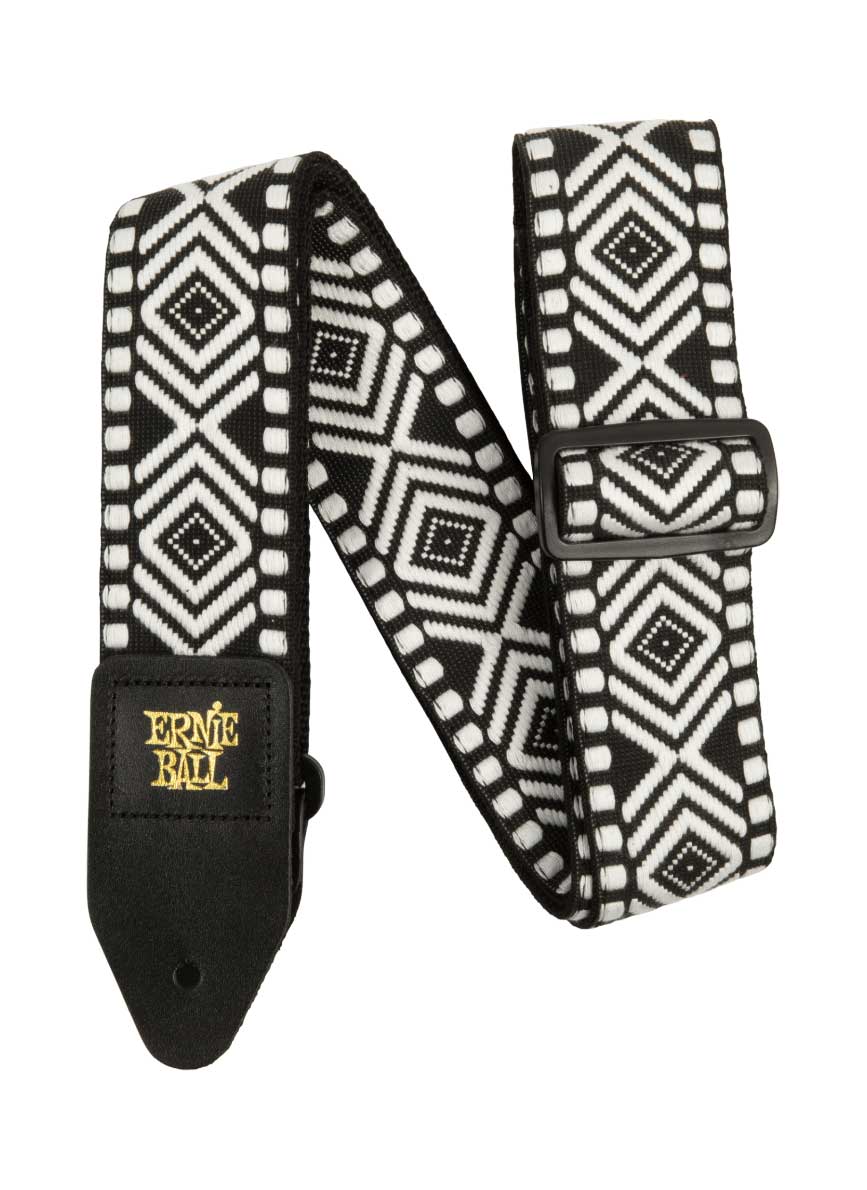 GUITARGUITAR Ernie Ball White Savannah Jacquard Strap