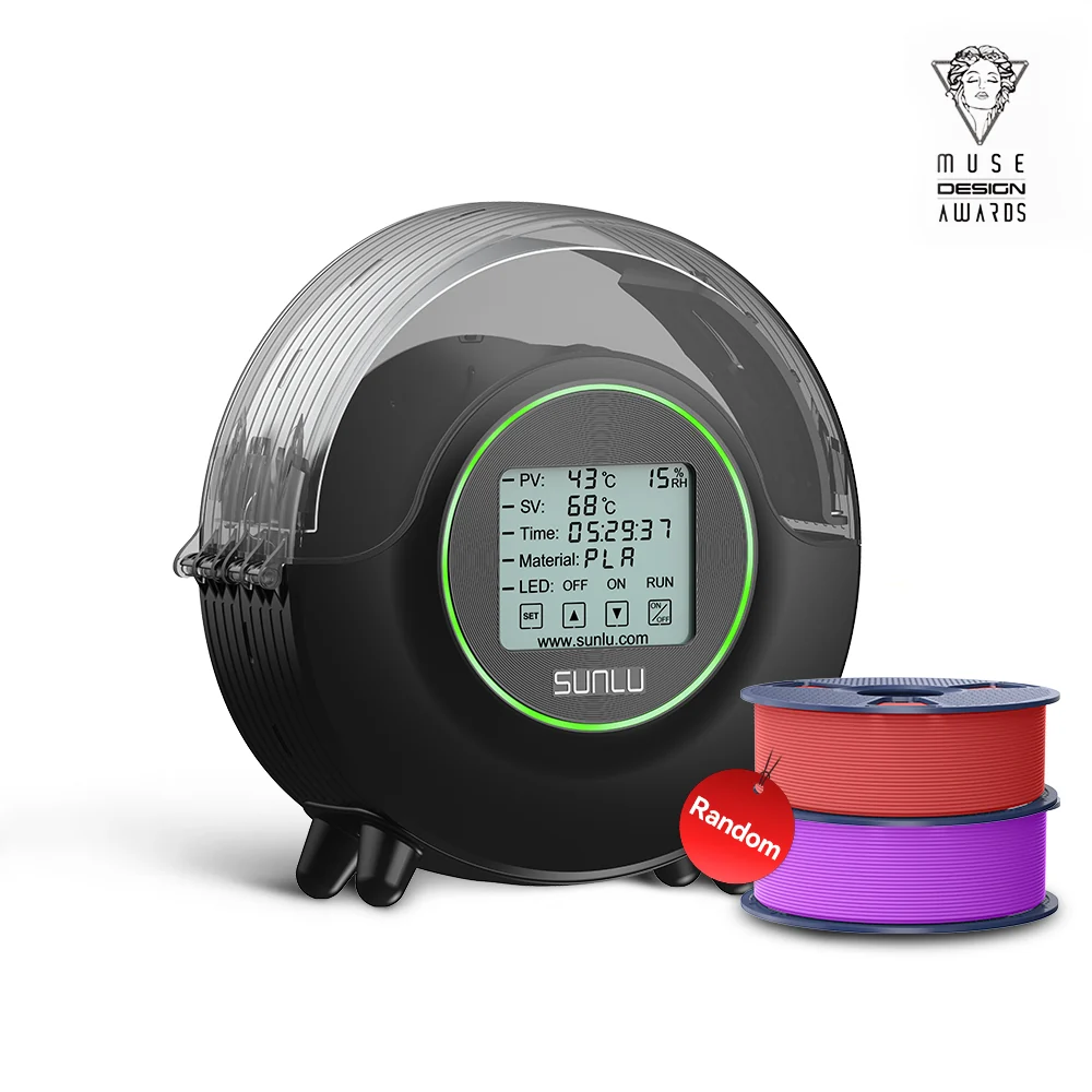 SUNLU S2 Filament Dryer, 360° Surround Heating During 3D Printing